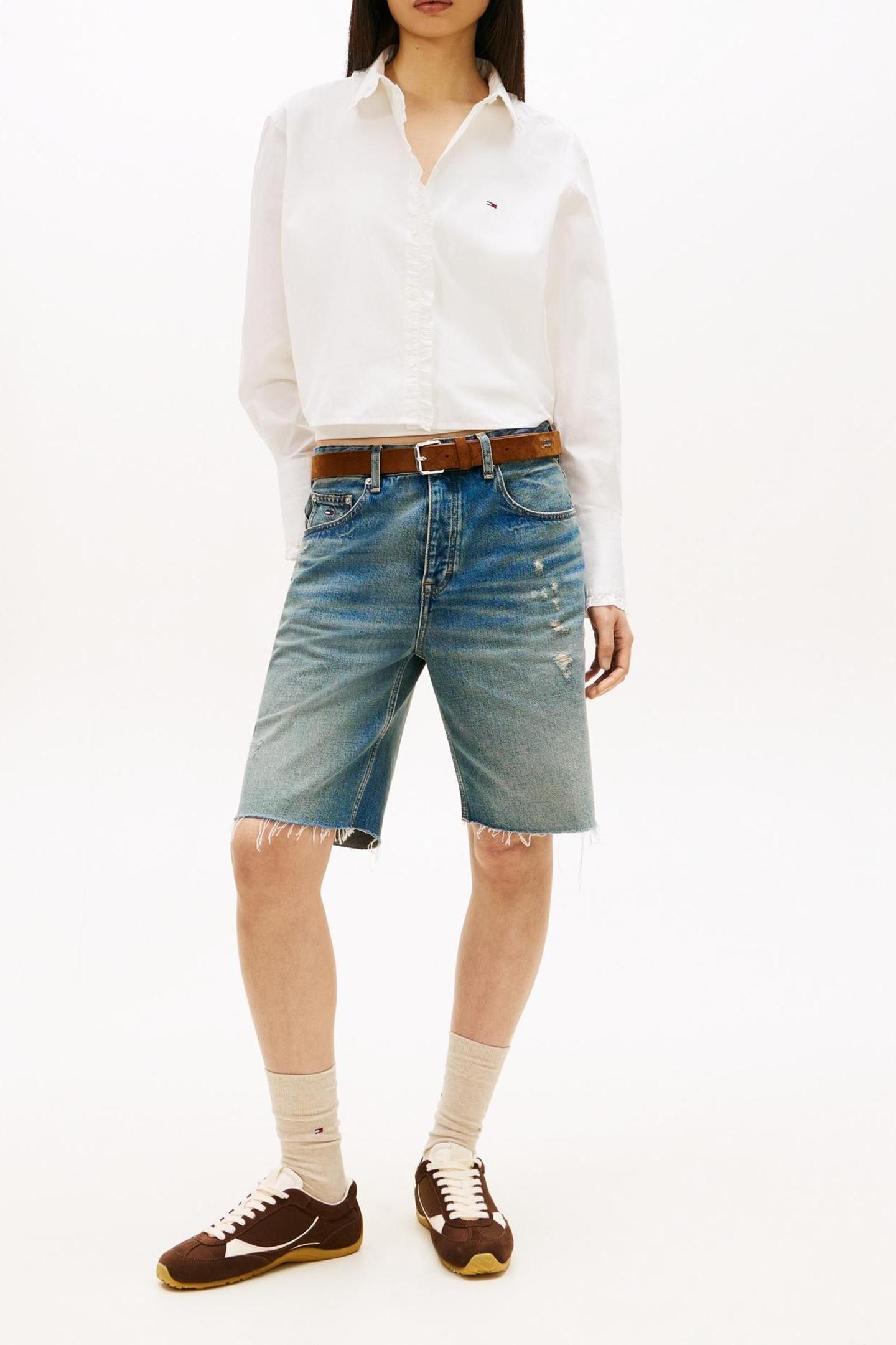 TJW RUFFLE FEMME SHIRT ECRU 2