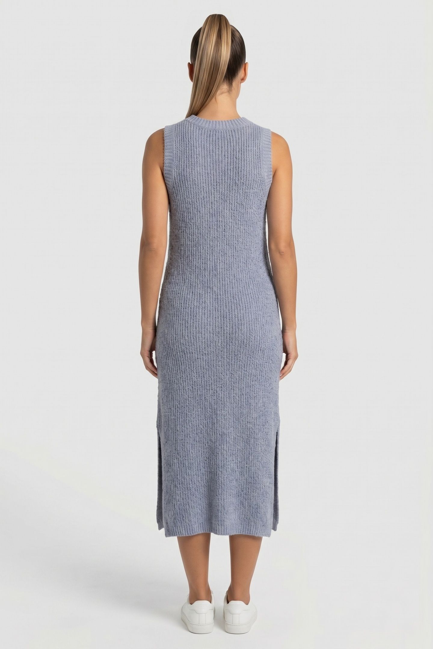 PERNIL SILK MIDRESS BLUE 2
