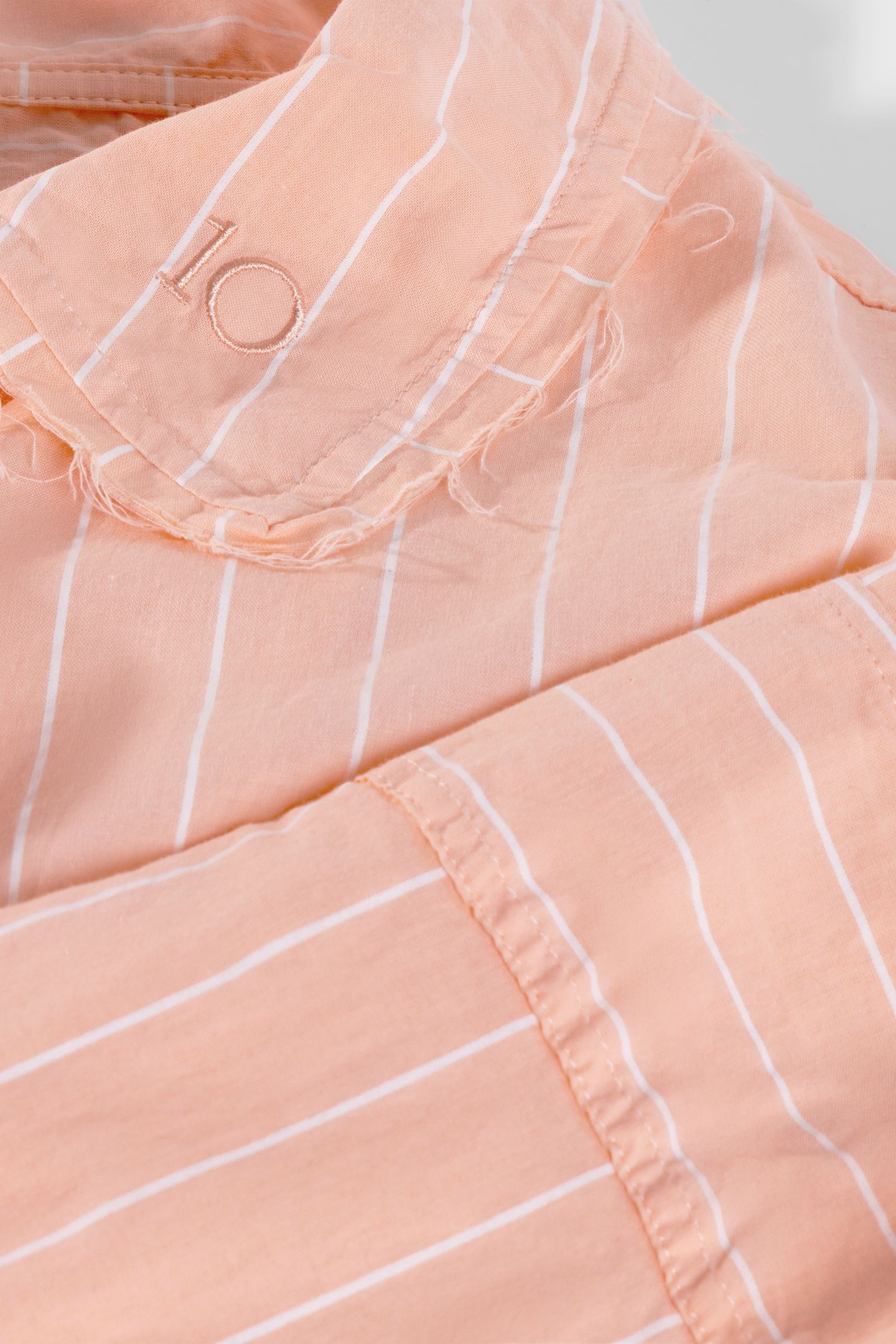 BLOUSE VOILE STRIPES PEACH 4