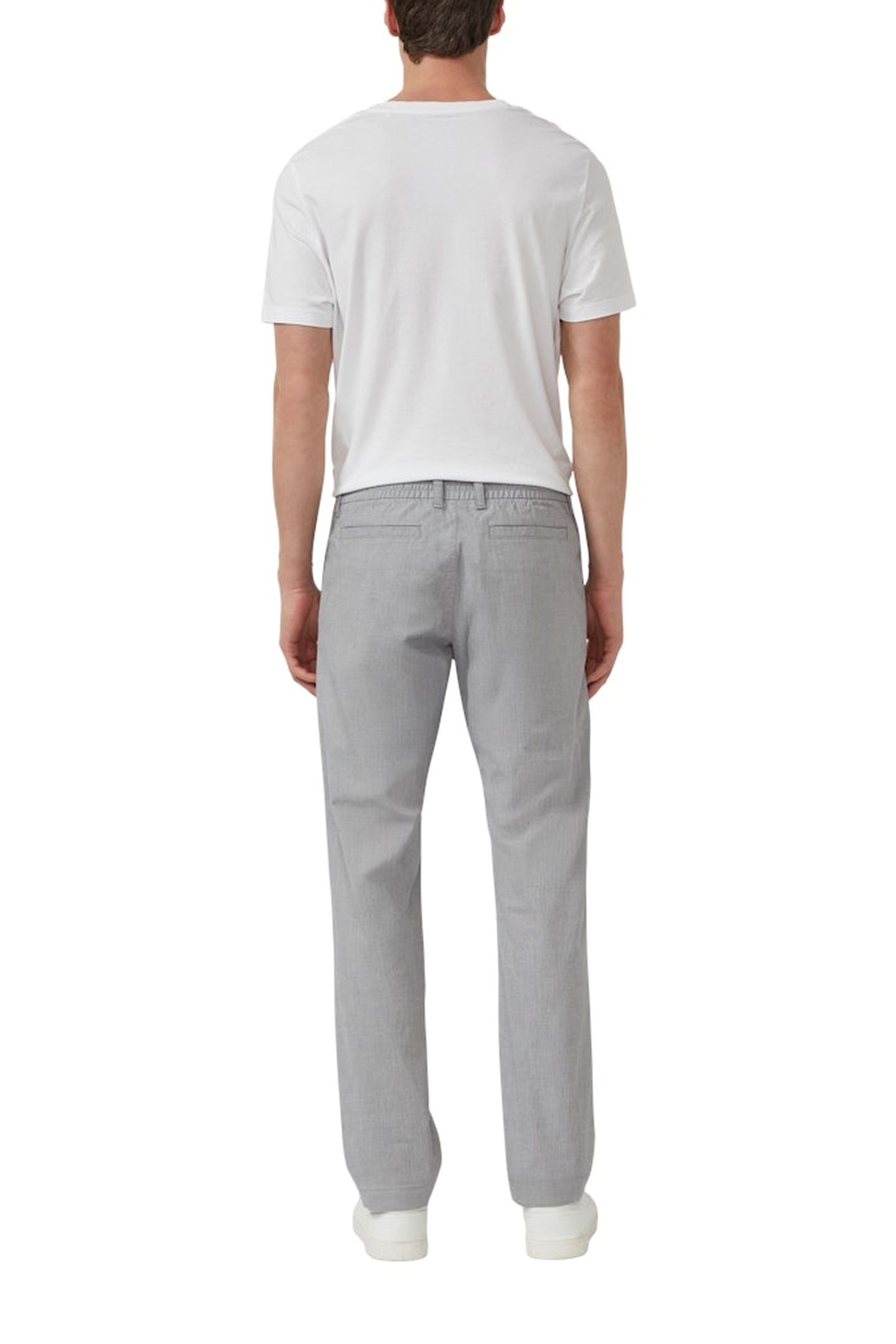 S.OLIVER PANTS GREY/BLACK 5
