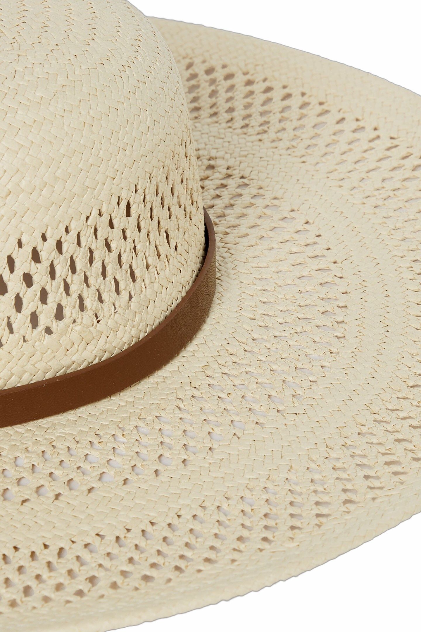 K/AUTOGRAPH BELT STRAW HAT NATURAL 3