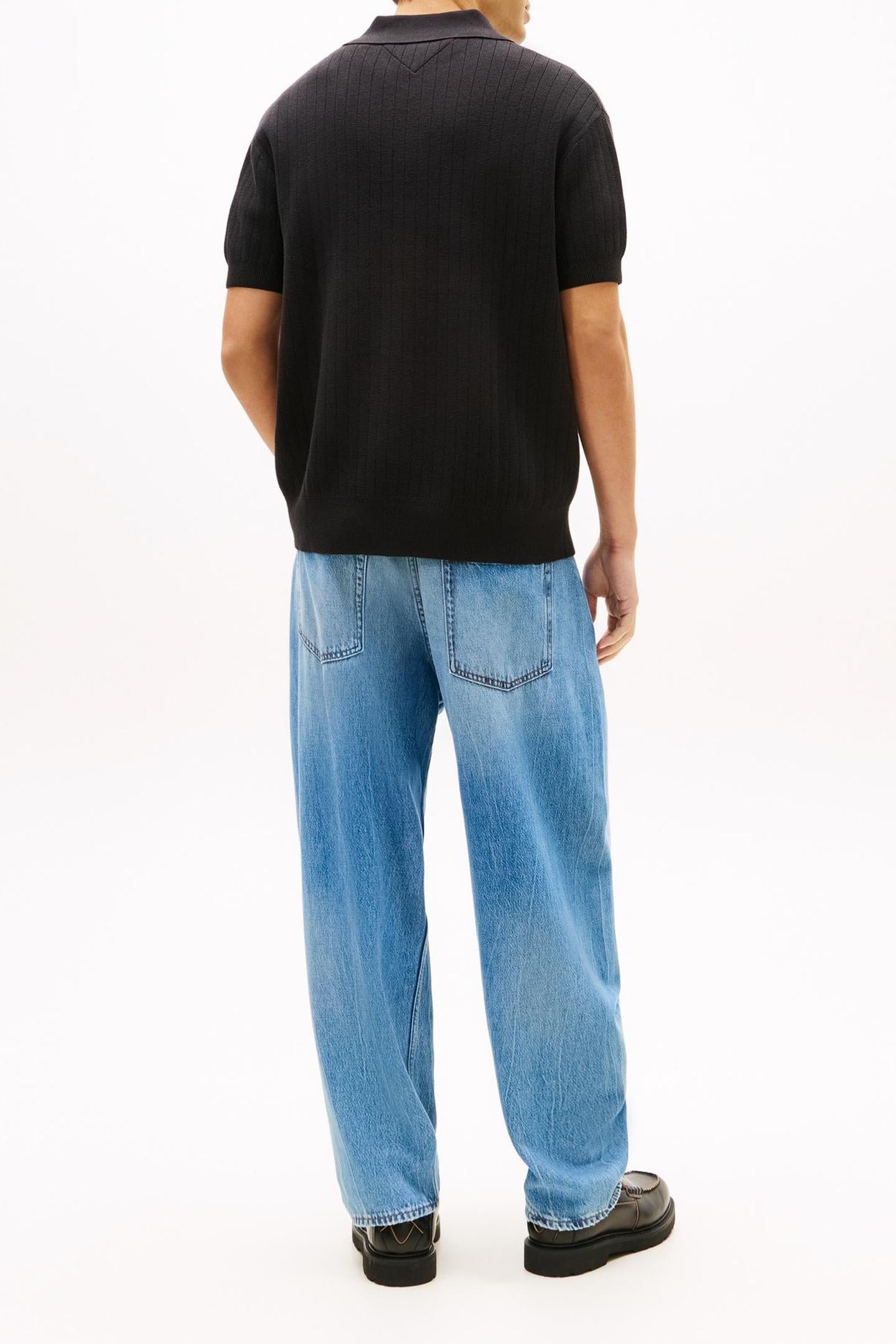 TJM REGULAR SS KNITTED SWEATER BLACK 3