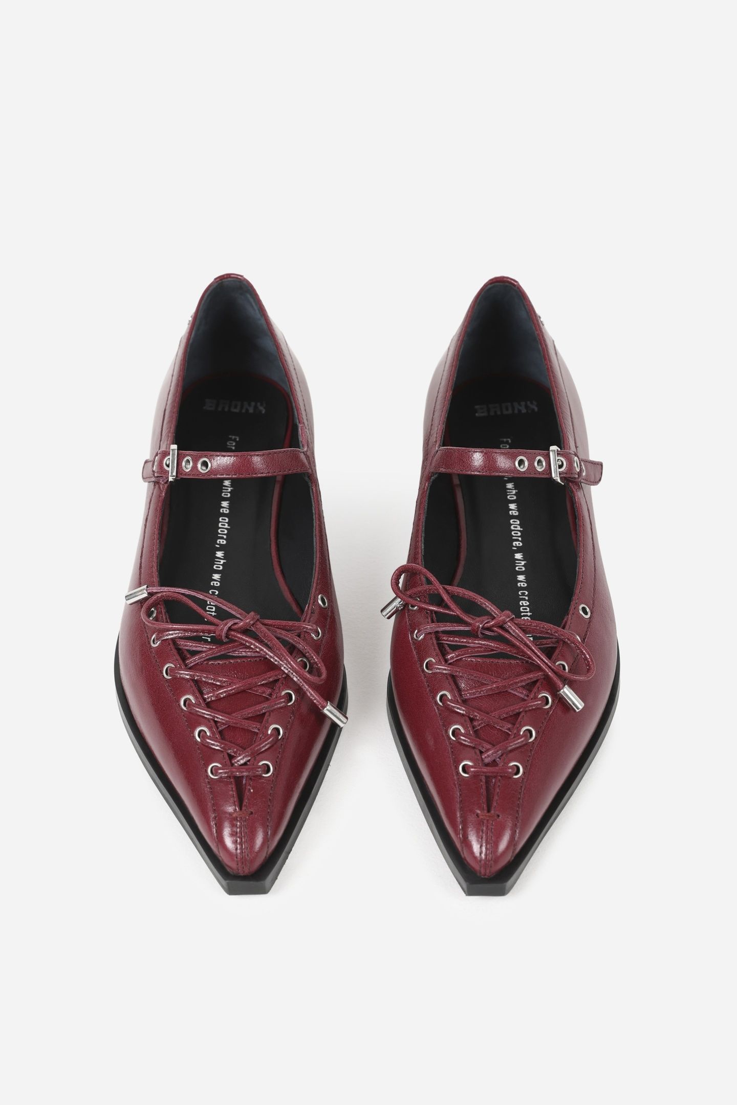 LAUR-YNN LOW SHOE WINTER OXBLOOD 4