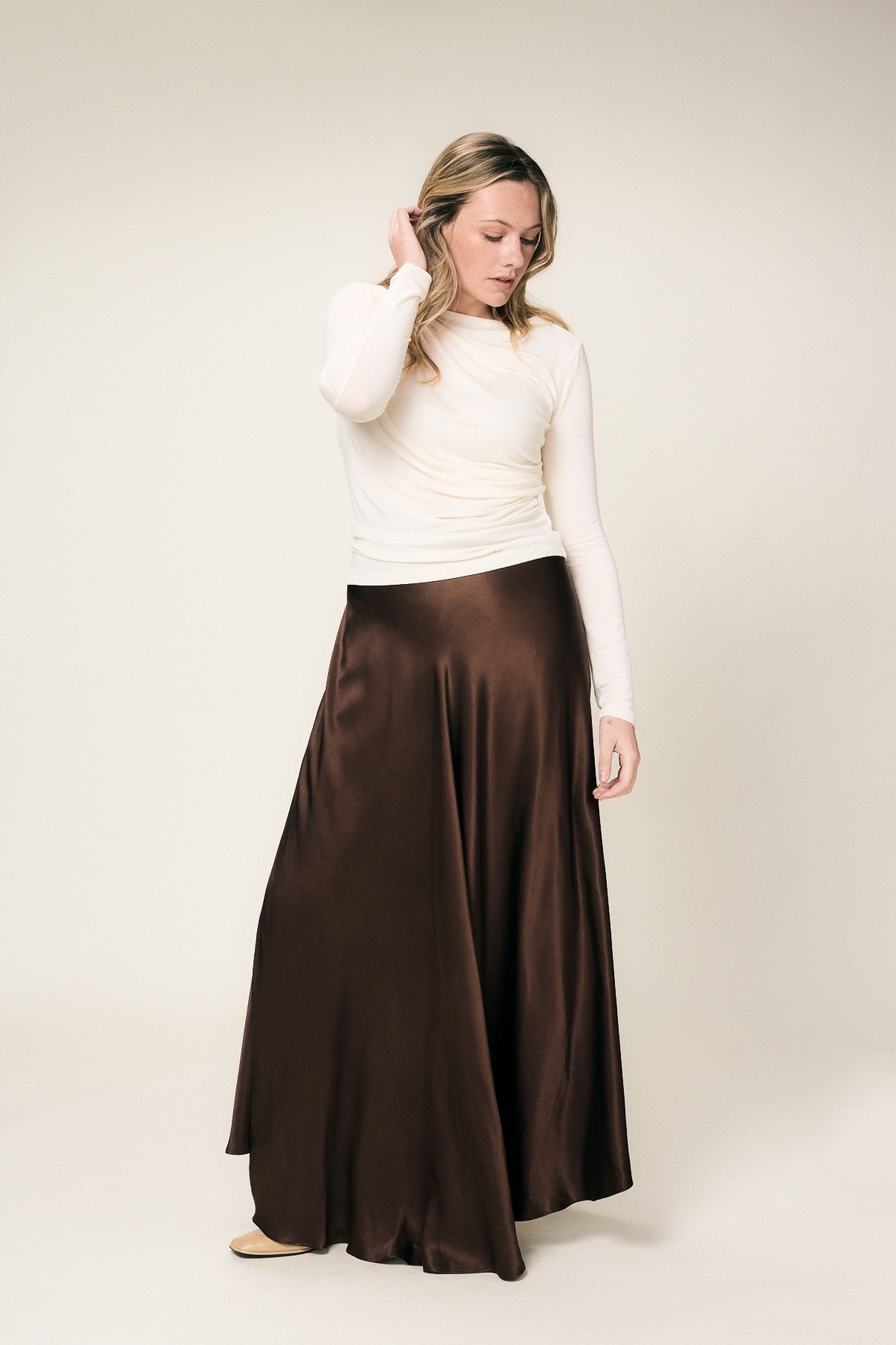 HAZEL SKIRT WALNUT 2