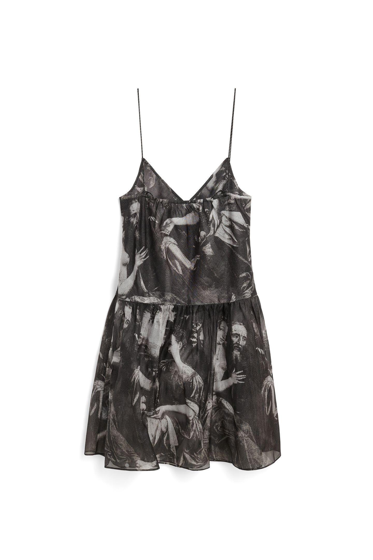 TANYA DRESS BLACK AOP 4