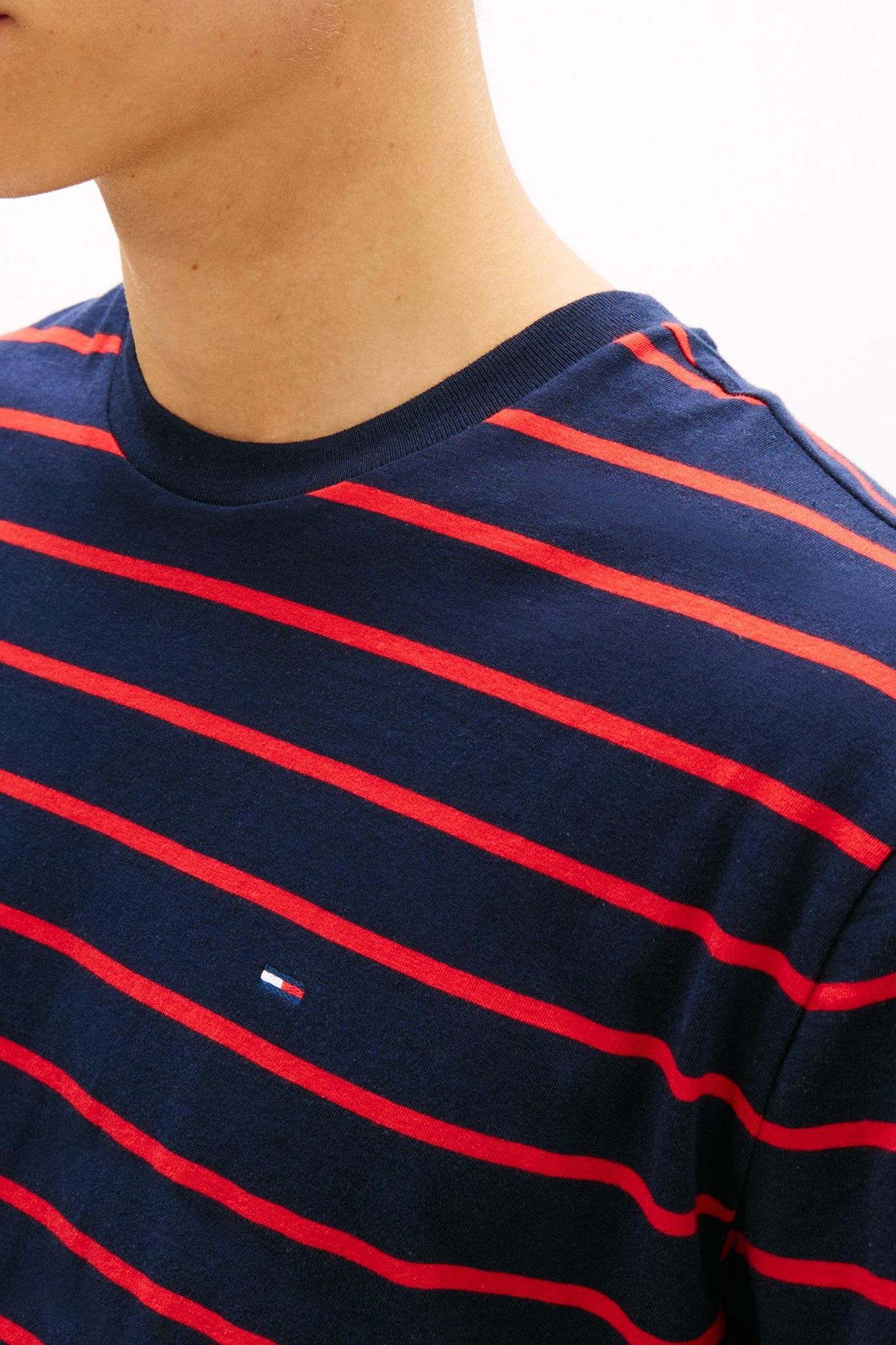 TJM REGULAR STRIPE SS TEE DARK NIGHT NAVY STRIPE 5