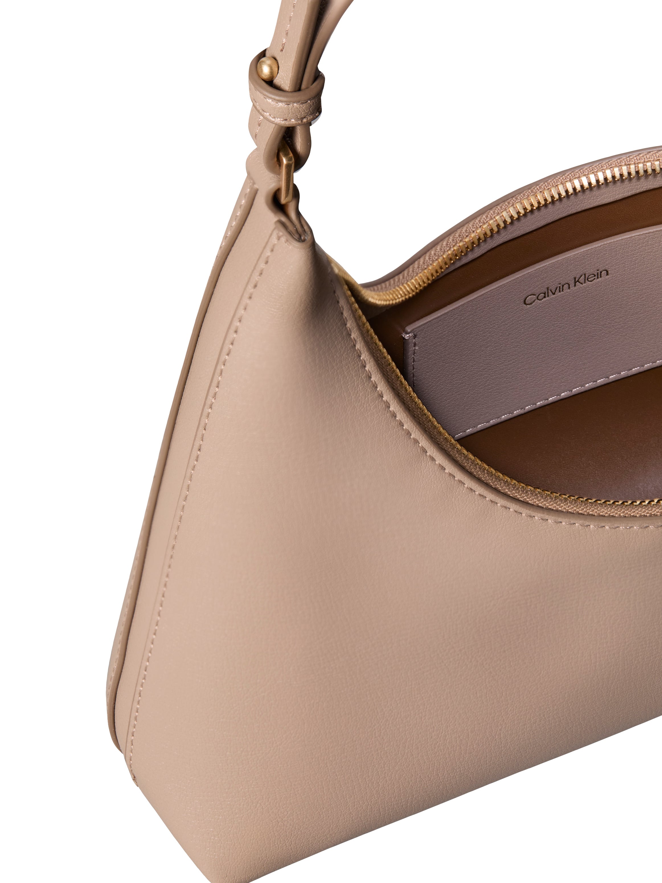 FOIL LOGO CONV SHOULDER BAG DESERT TAUPE 4