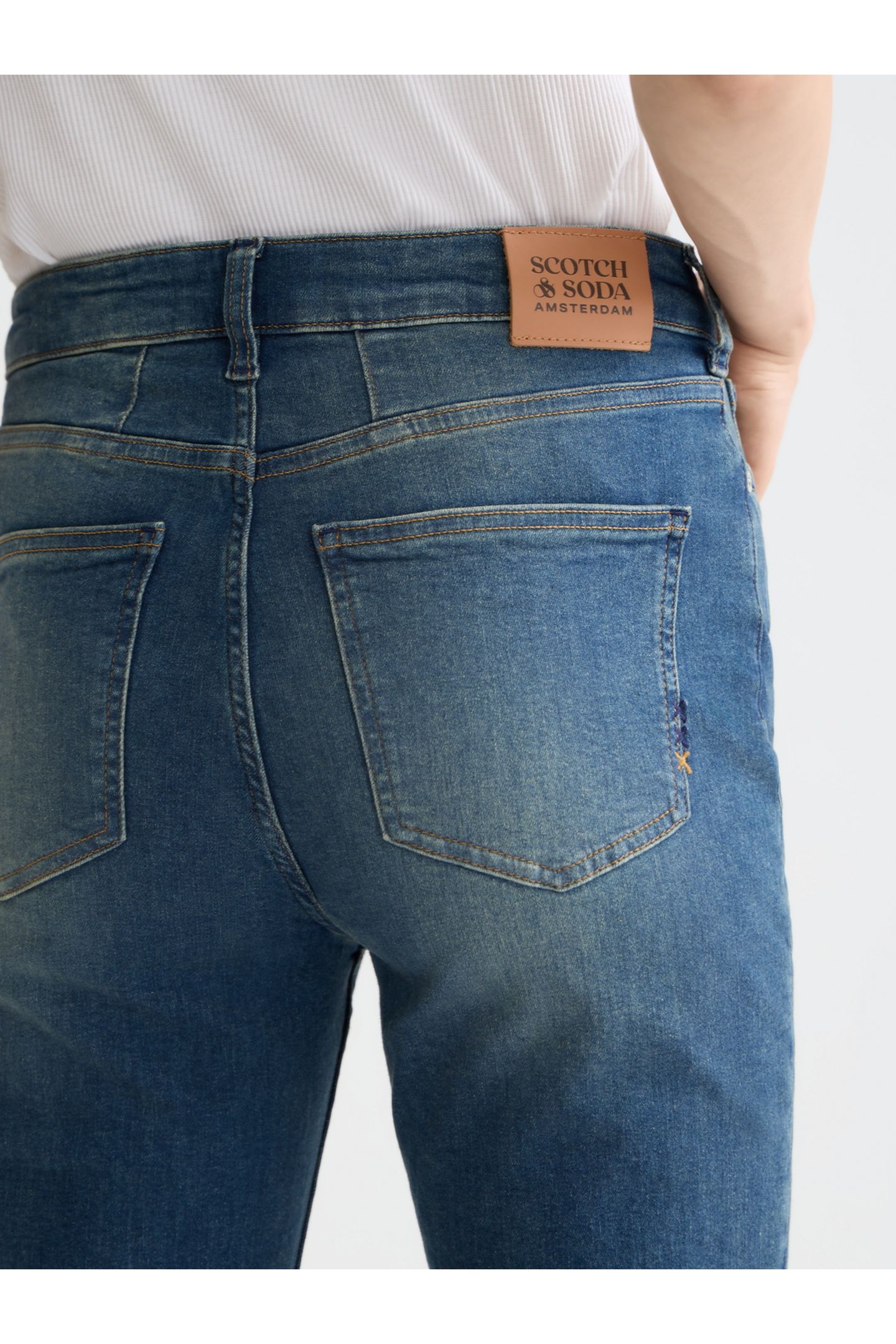 HIGH FIVE SUPER STRETCH SLIM JEANS CLASSIC BLUE 6