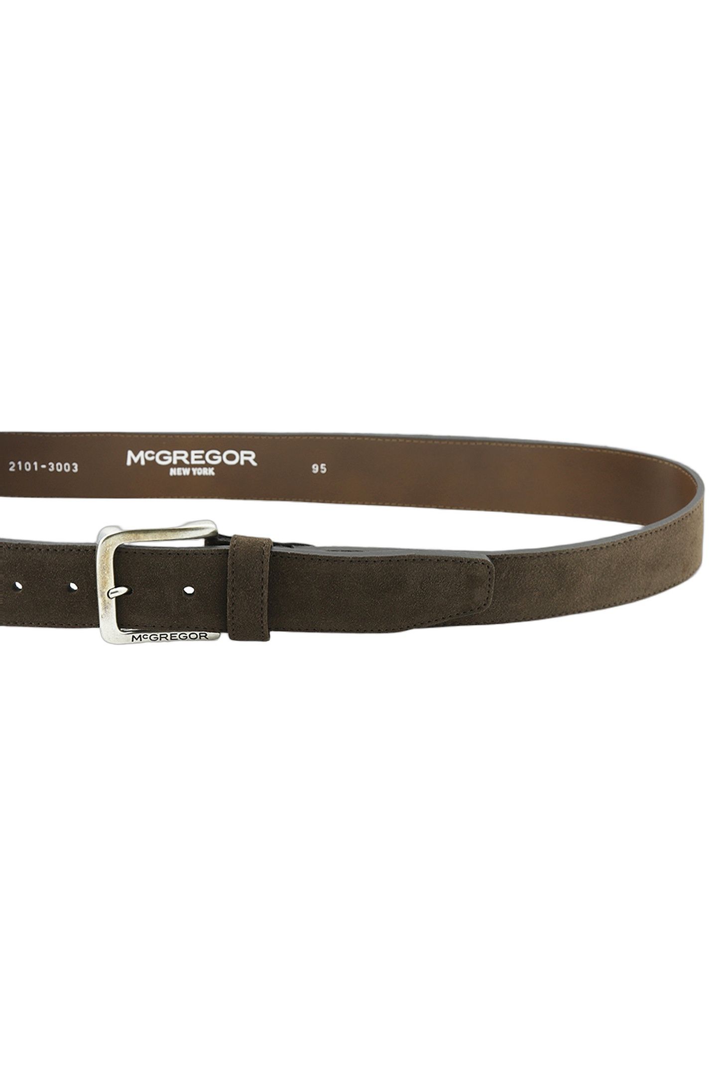 SUEDE BELT DARK BROWN 2