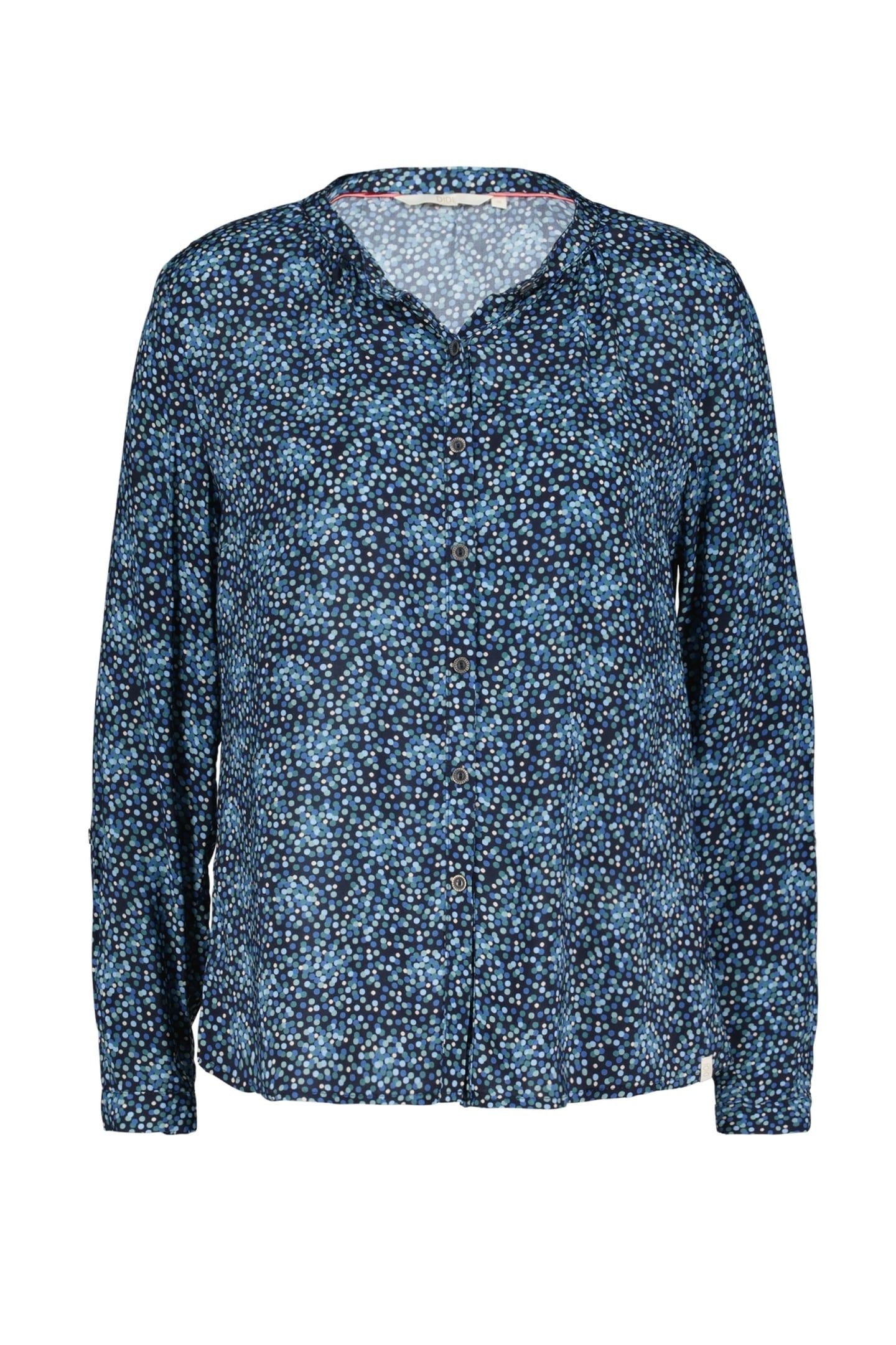 BLOUSE TYLA DARK BLUE FUJI XS PRINT 8