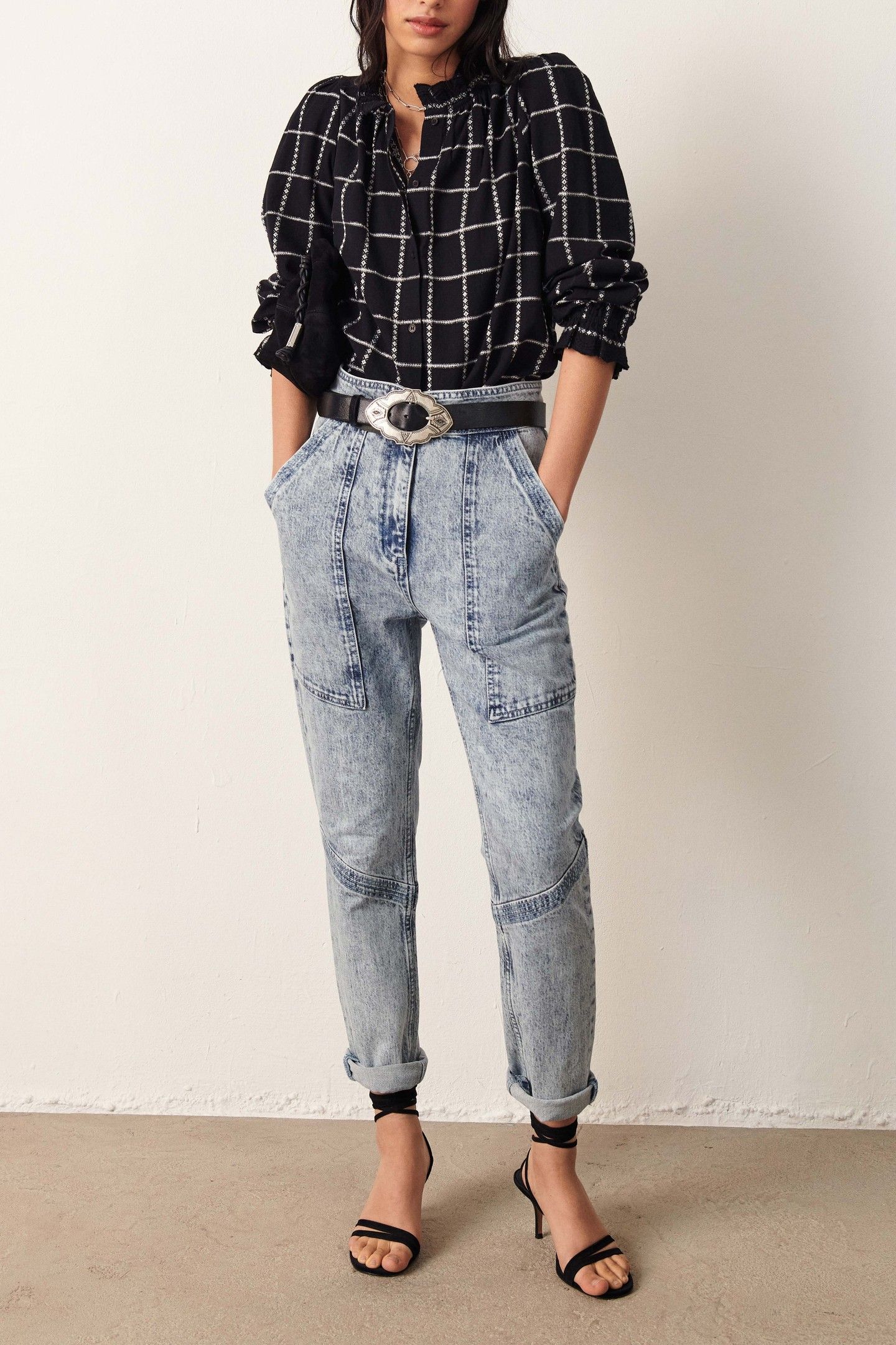 PANTALON FAME LIGHTUSEDBLUE 2