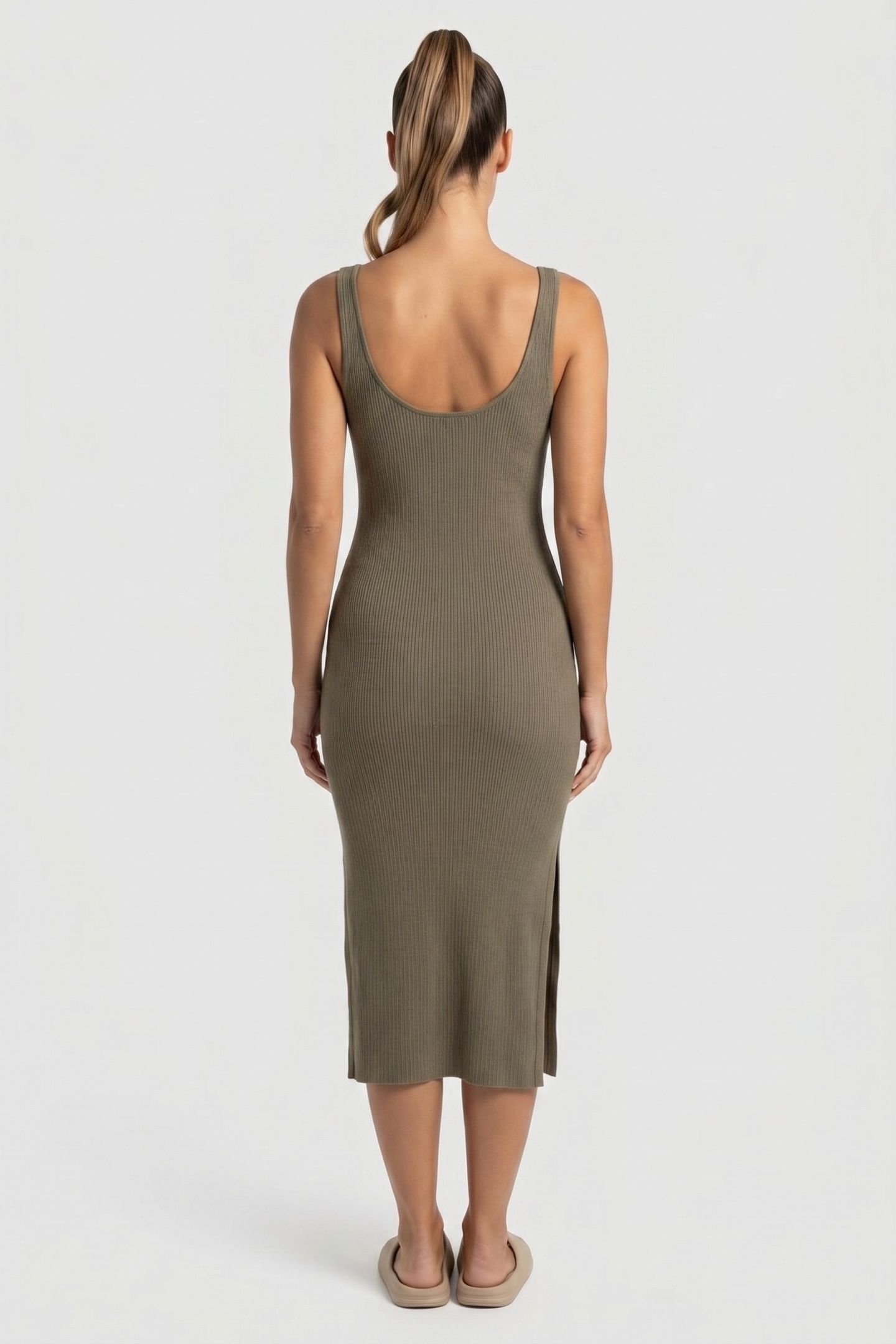 KIKKI DRESS KHAKI 2