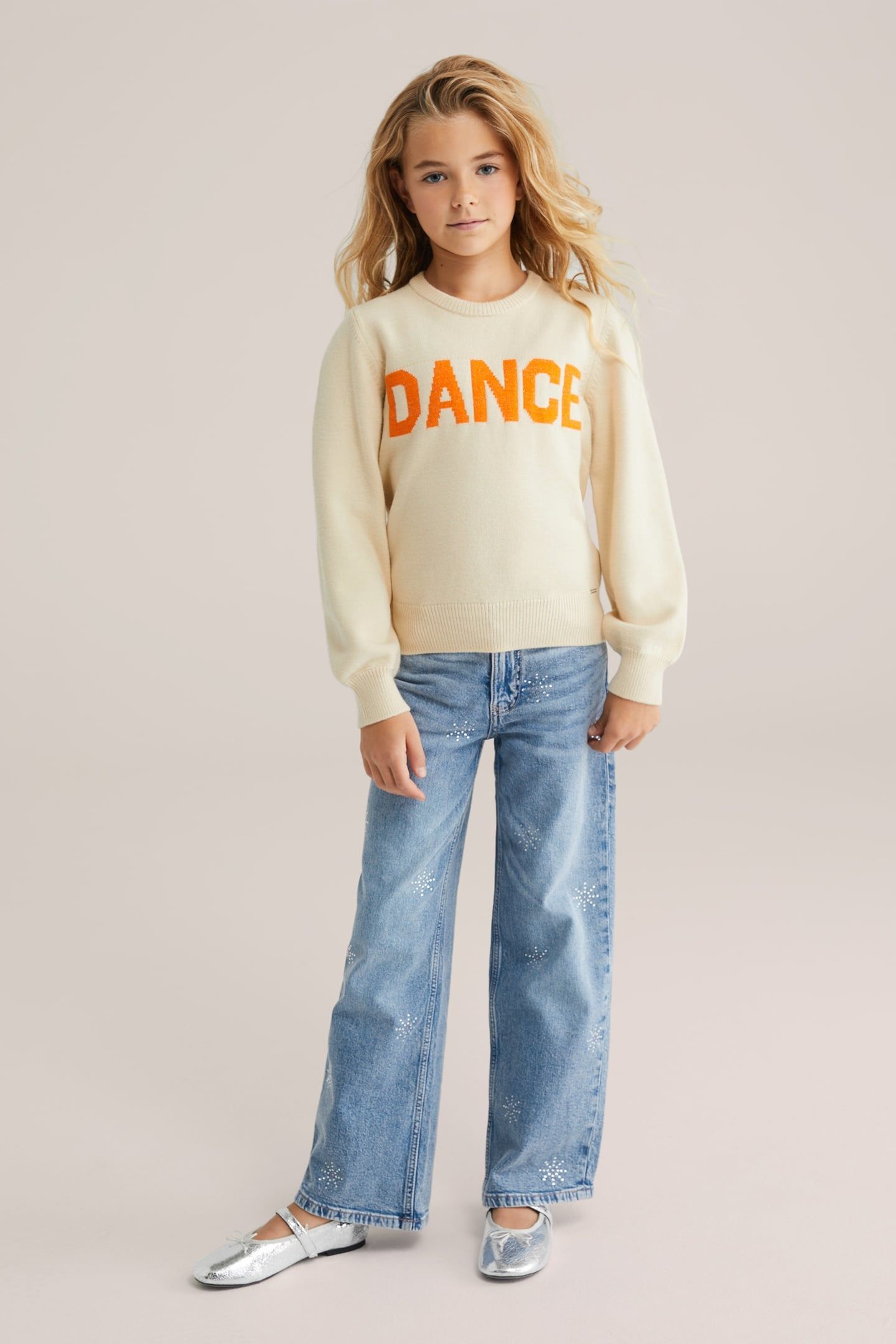 KNITTED PULLOVER BEIGE 1