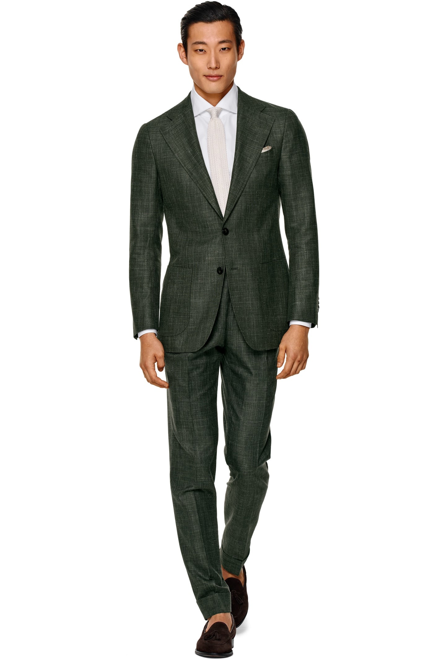 SUIT-GREEN NESTED SUITS DARK GREEN 1