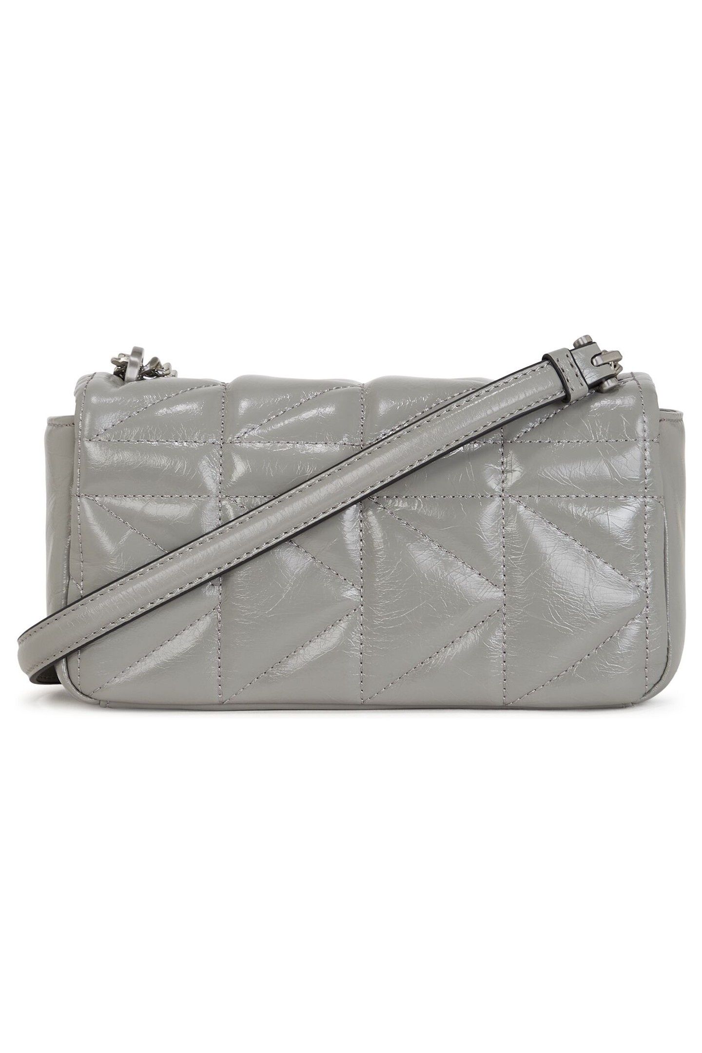 K/KUILT SMALL WRINKLE CROSSBODY CLOUD GREY 3