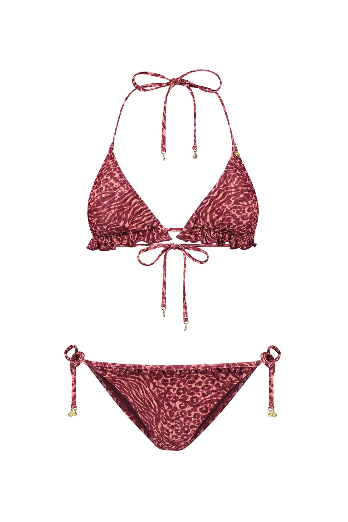 LIZ BIKINI SET SUMMER SAFARI BLOSSOM PINK LEOPARD 5