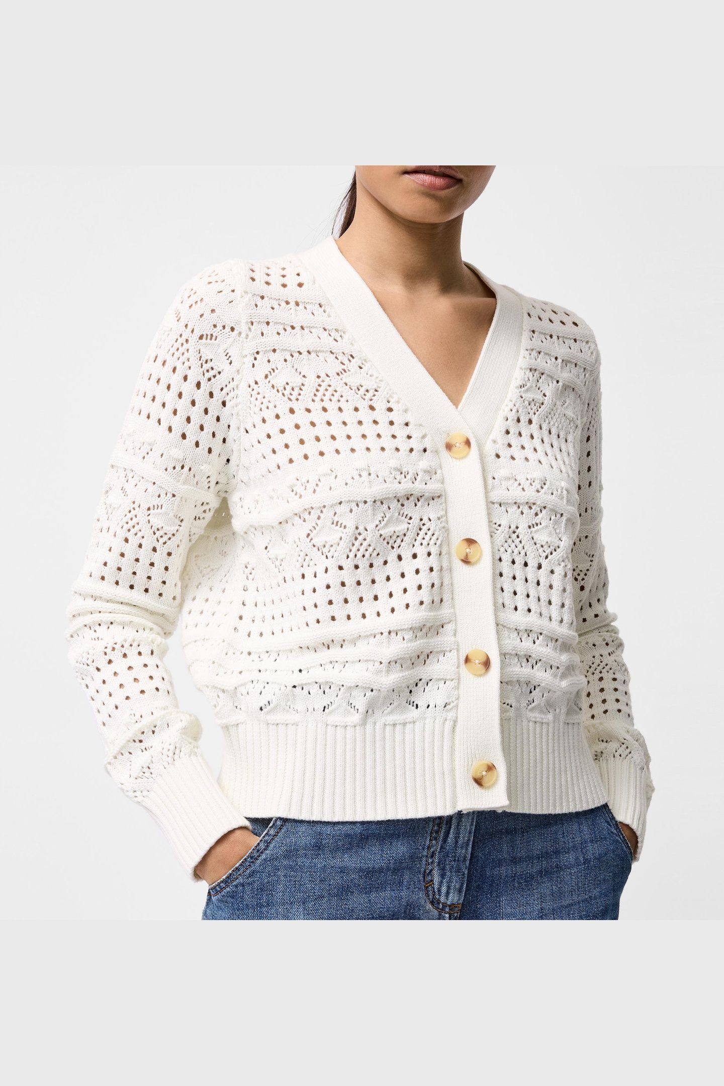 CROCHET CARDIGAN SUMMER WHITE 2