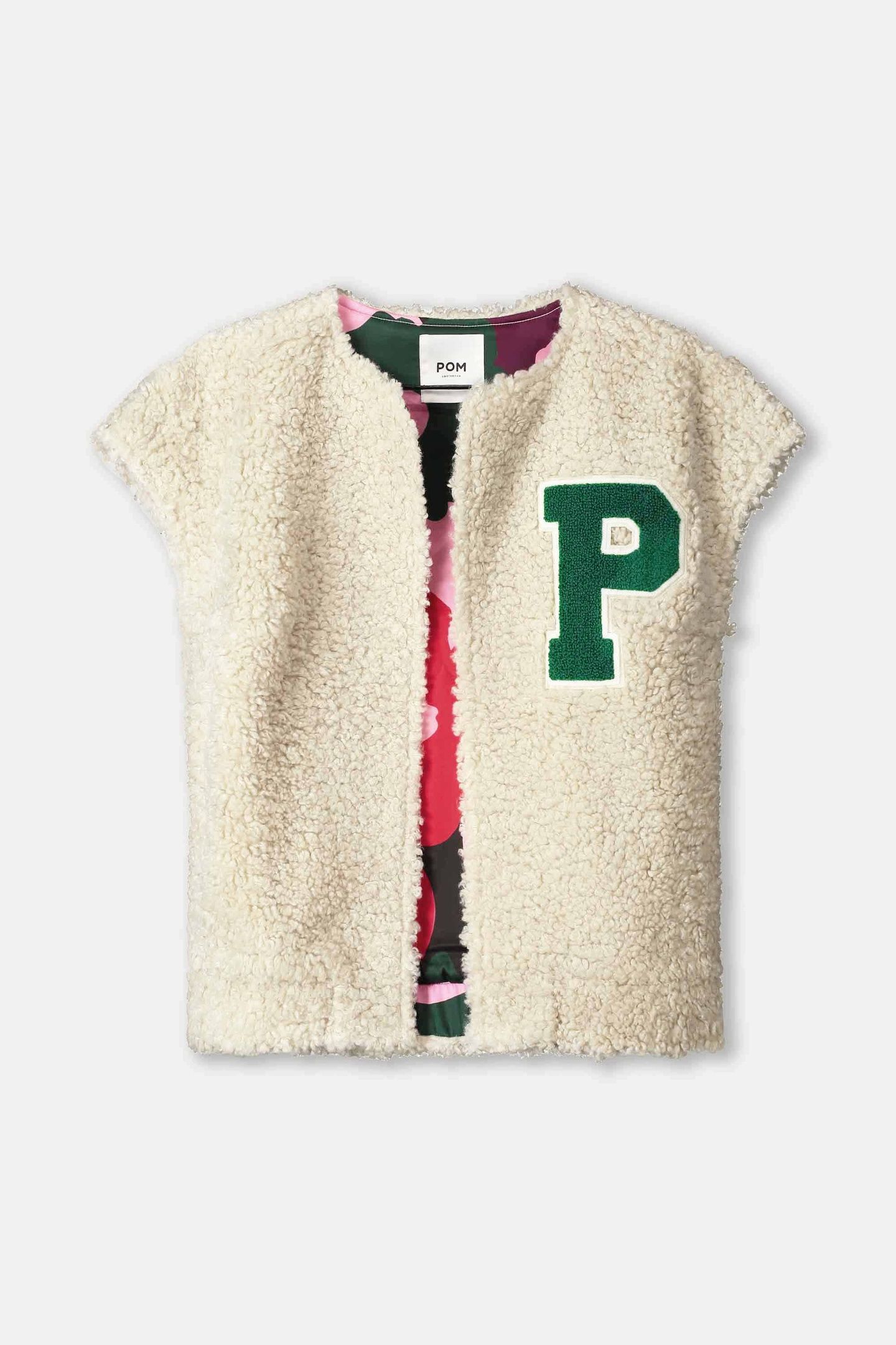 GILET - TEDDY BASEBALL ECRU 7