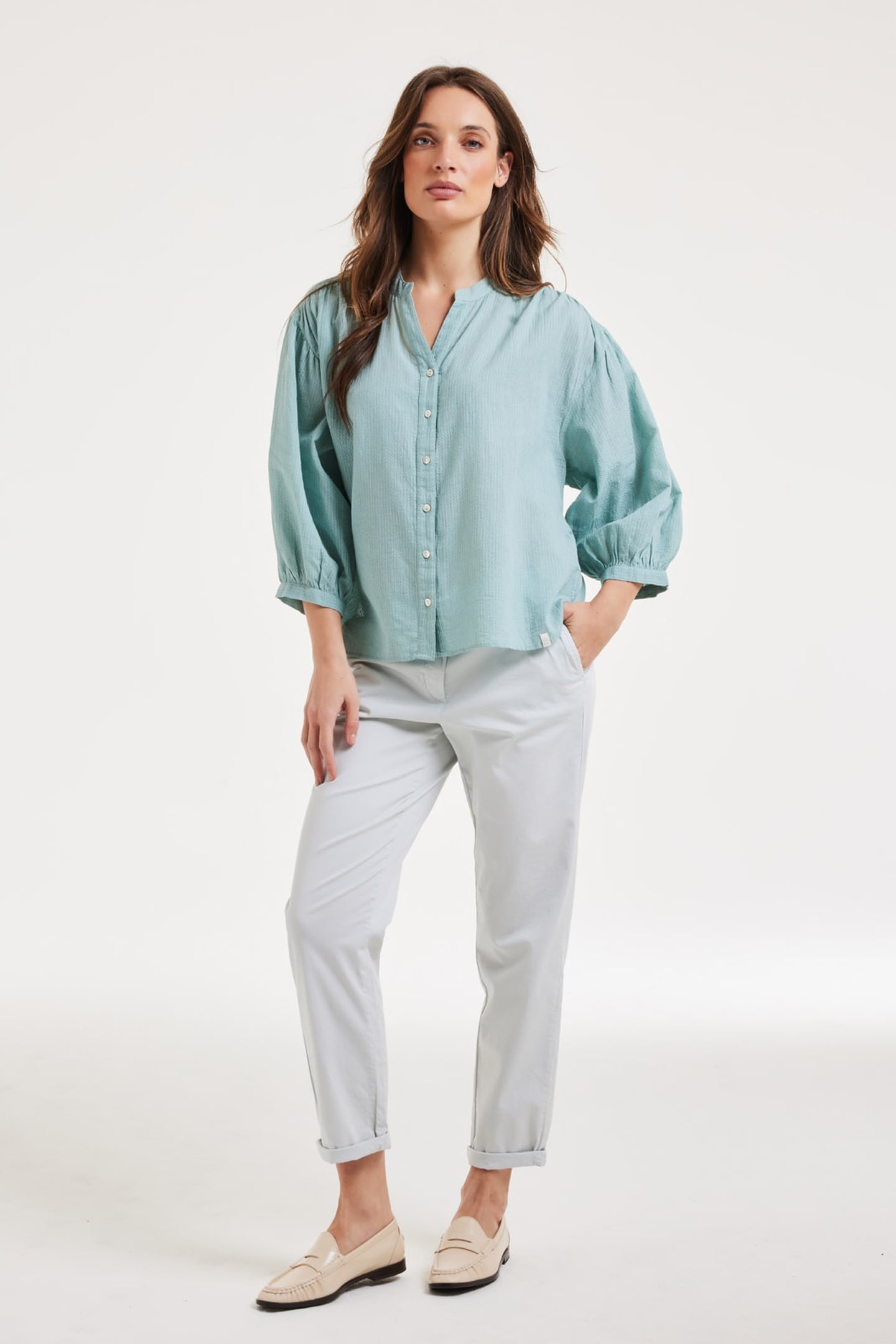 BLOUSE SENNA SURF GREEN 2