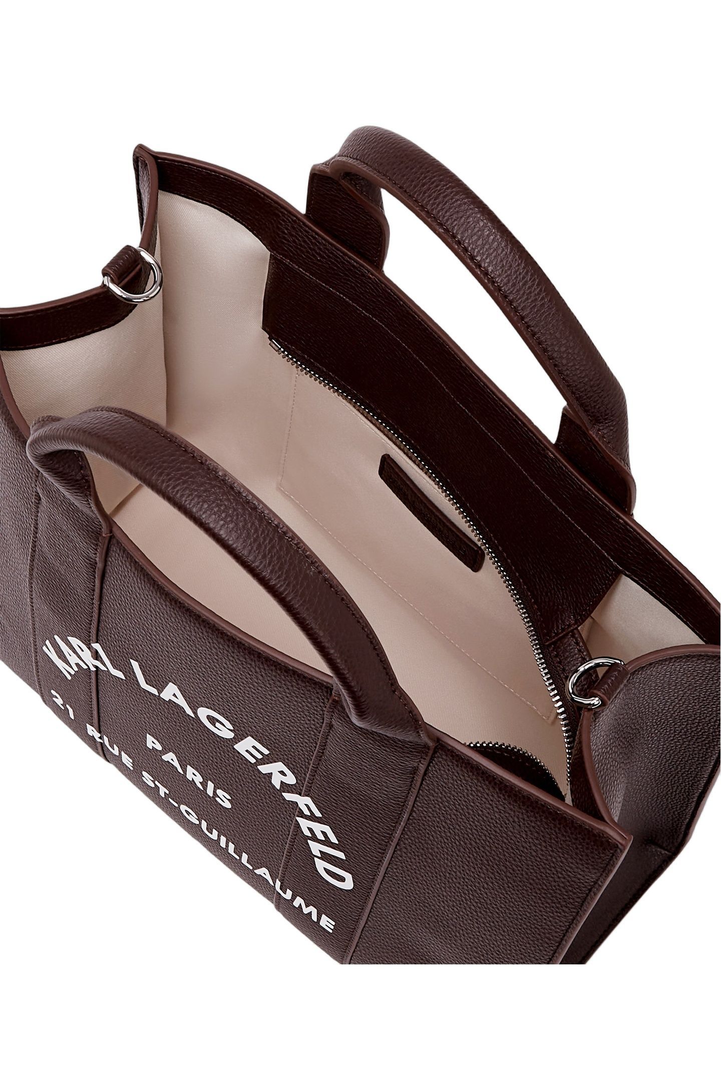 K/RSG PEBBLE SQUARE MED TOTE TOBACCO 2