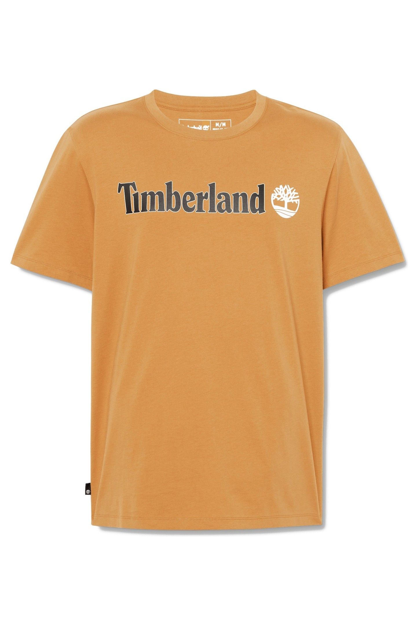 LINEAR LOGO SHORT SLEEVE TEE MEDIUM BROWN 4