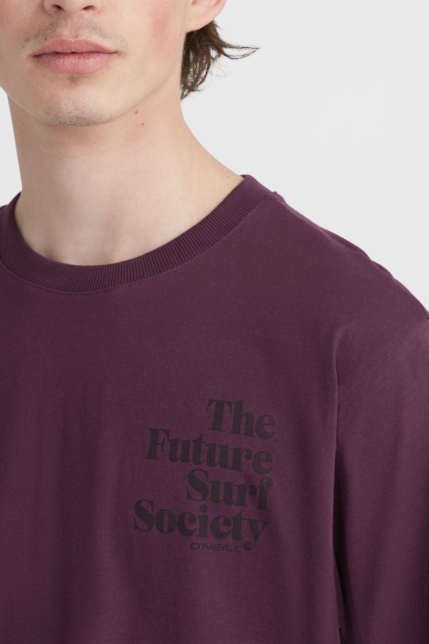 THE FUTURE SURF SOCIETY T-SHIRT AUBERGINE 5