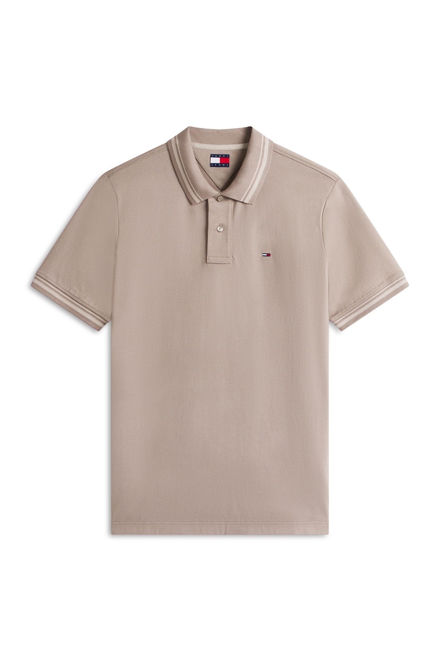 TJM REGULAR TIPPED POLO IVY MINK 4