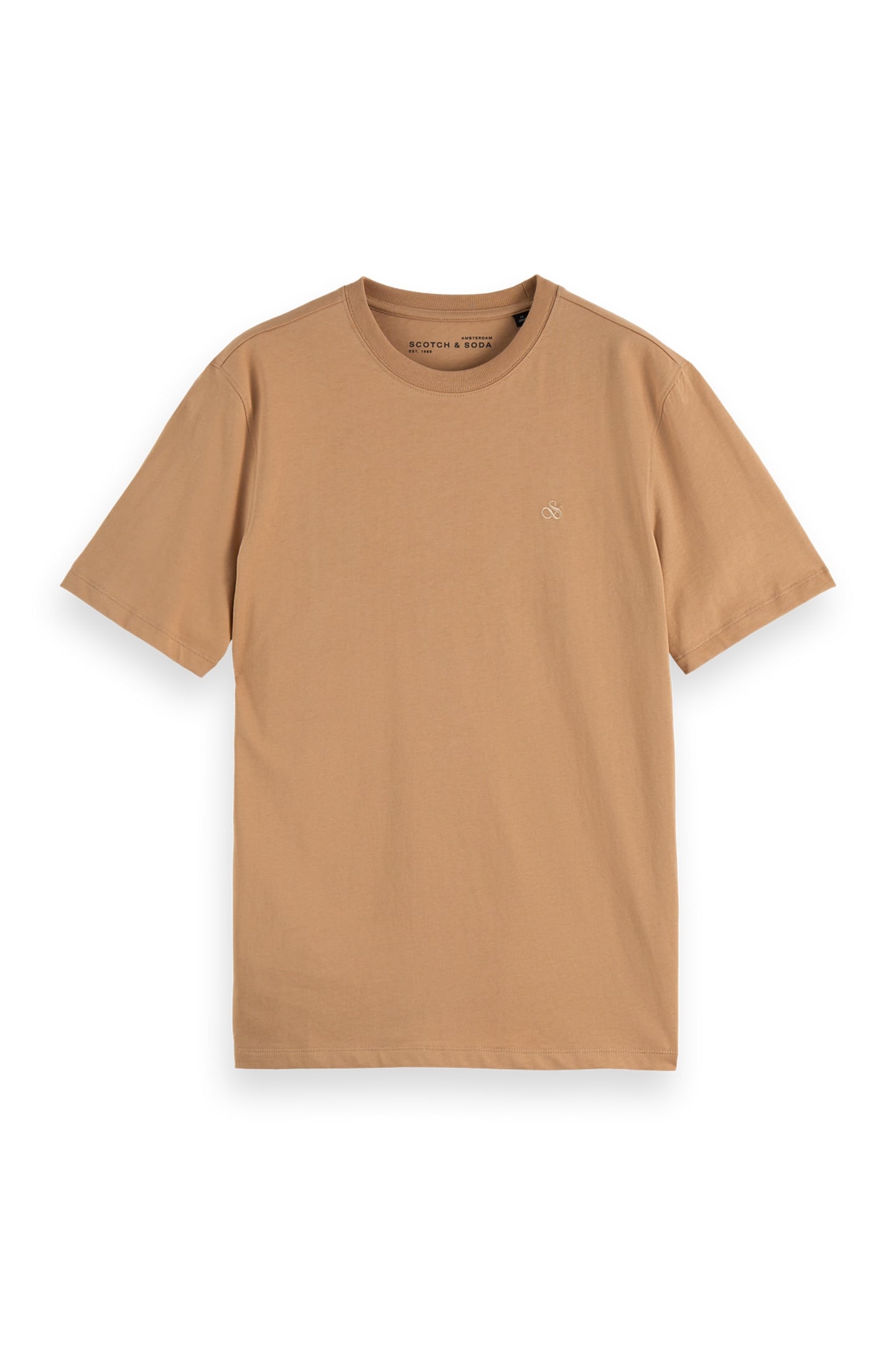 REGULAR-FIT LOGO T-SHIRT TANNIN 1
