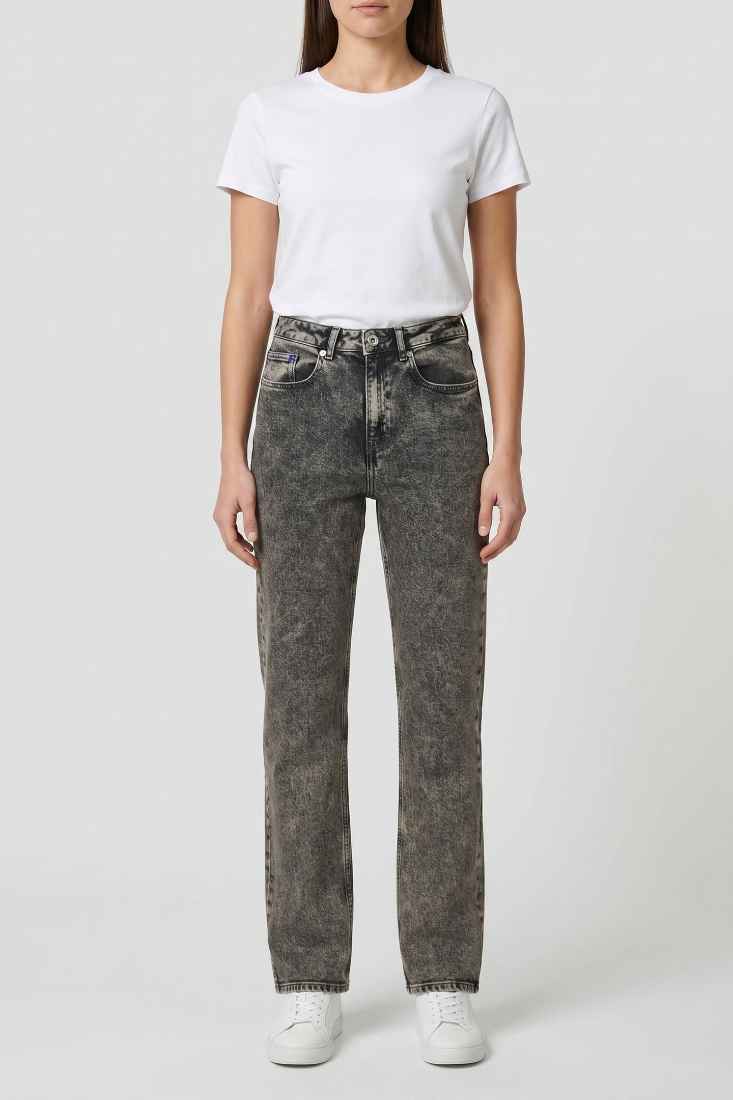 STRAIGHT W/ SLIT ACID DARK GREY 1