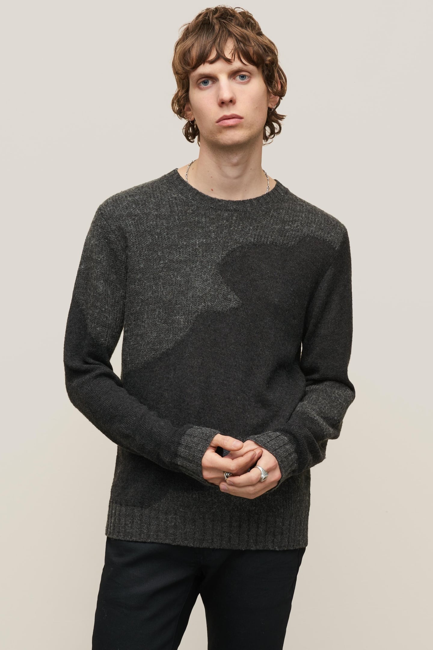 RECTOR LS TEXTURE MIX INT CHARCOAL HTR 1