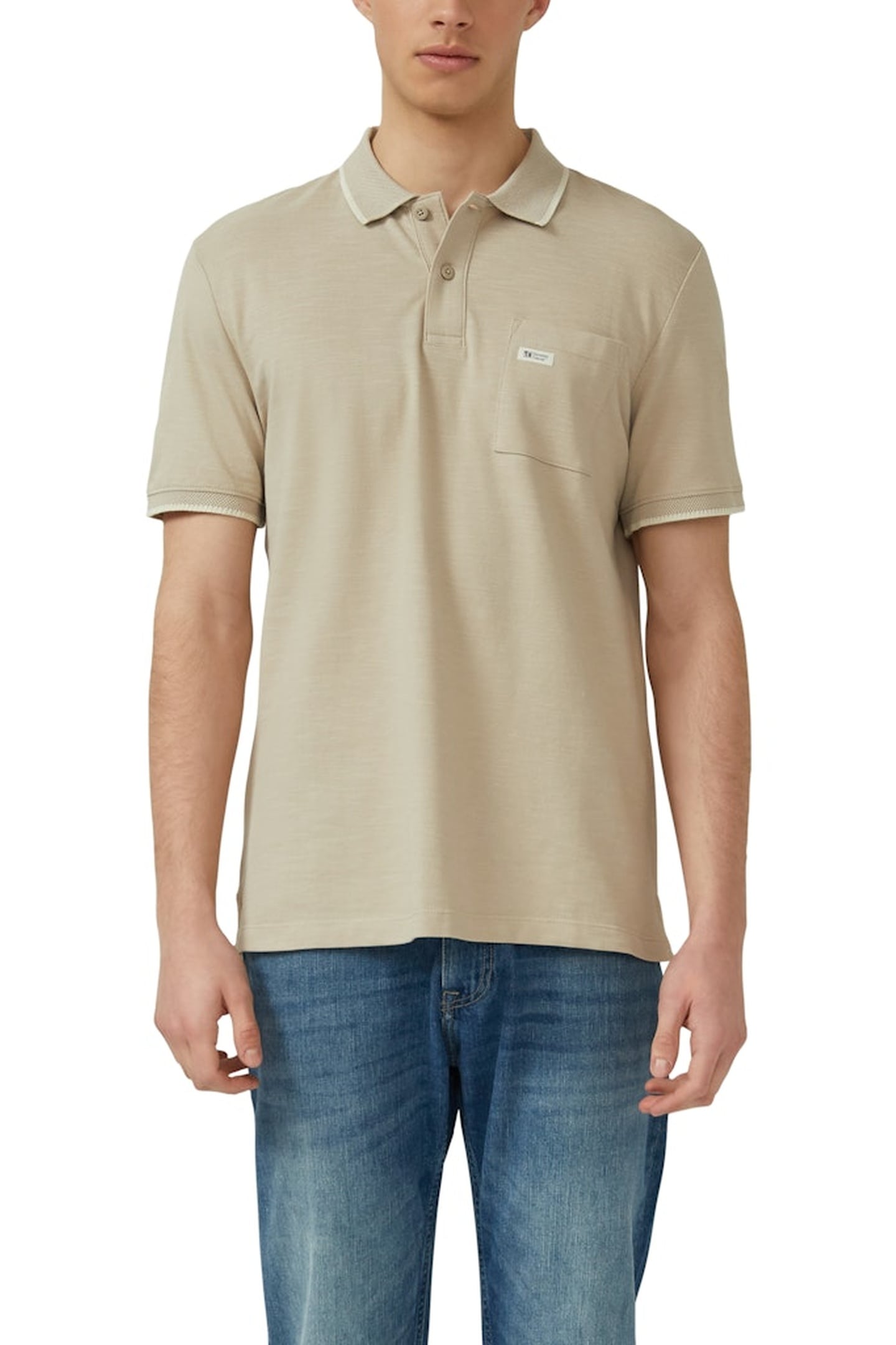 S.OLIVER POLOSHIRTS BEIGE 1