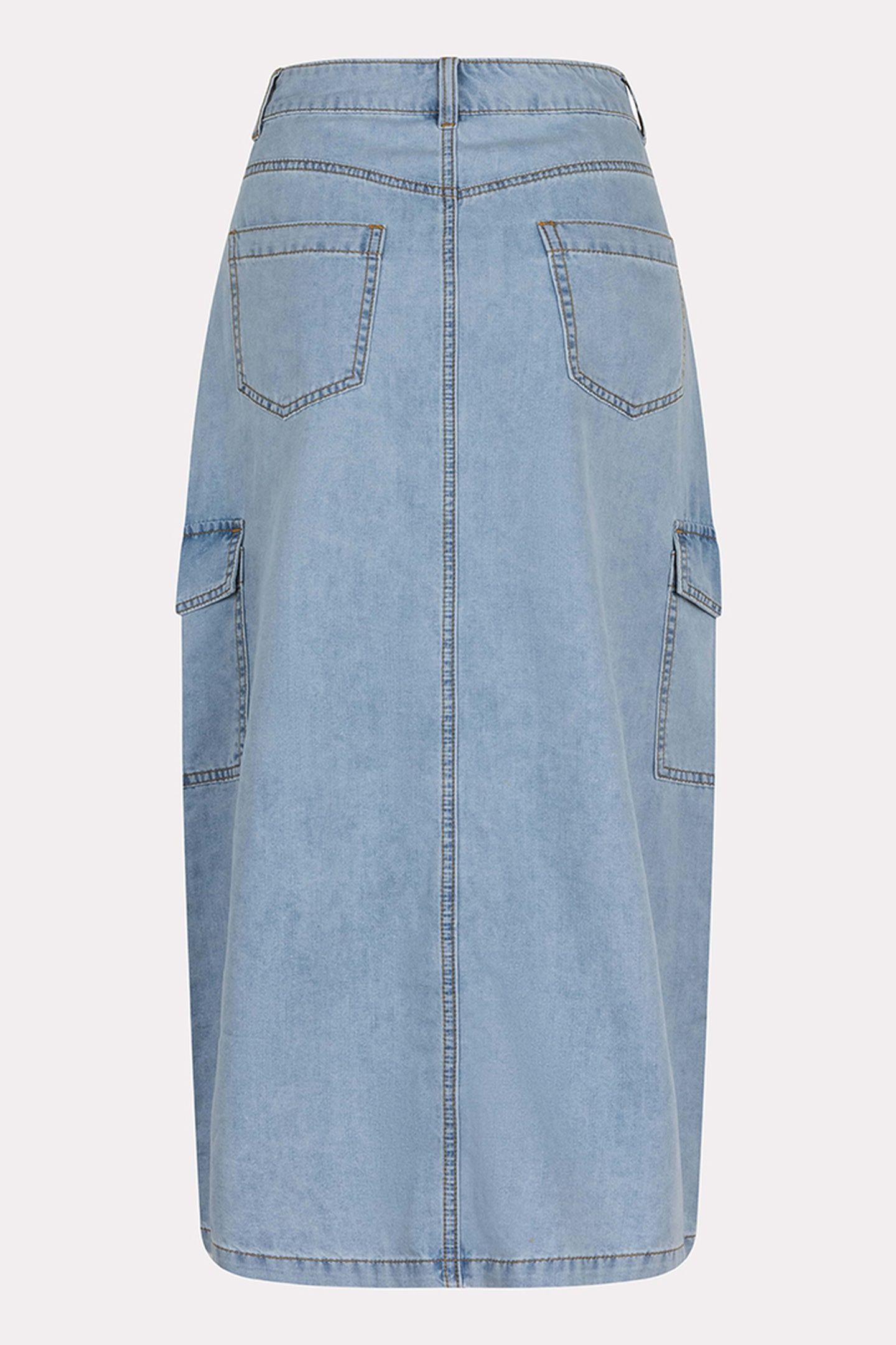 SKIRT CARGO MIDI JEANS BLUE 7