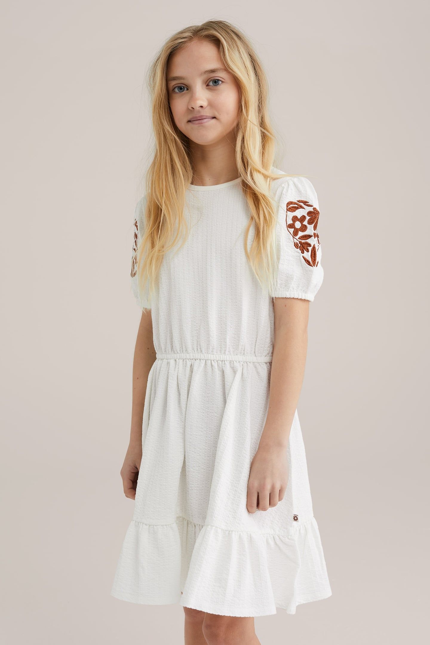 DRESS MID LENGTH OFF-WHITE 1