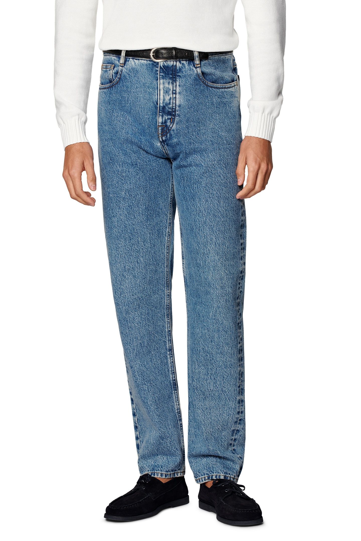 CHARLES-WASHEDBLUE-DENIM CHINO, DENIM AND SHORTS MID BLUE 2