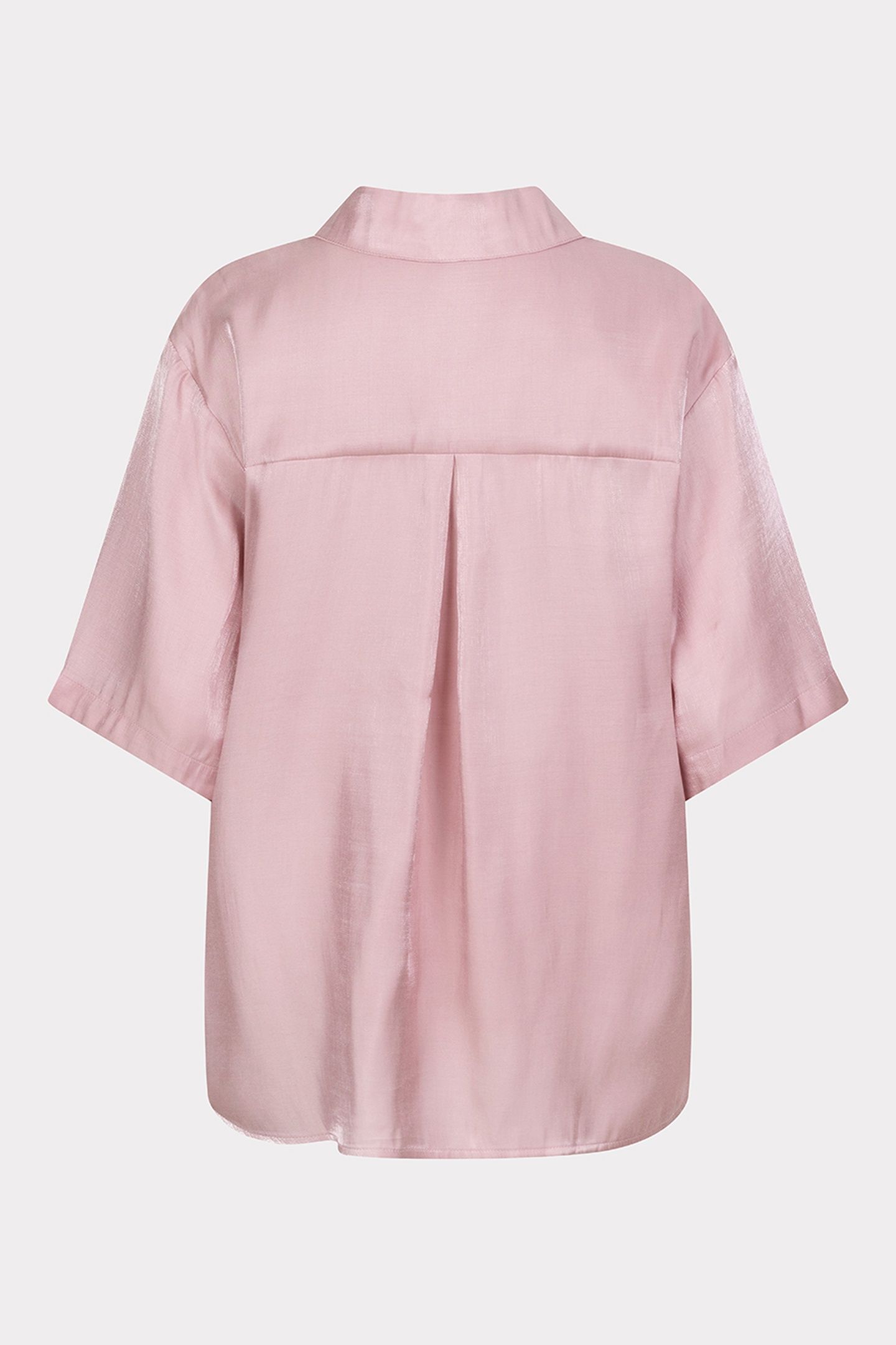 BLOUSE OVERSIZED SILKY TOUCH PASTEL PINK 5