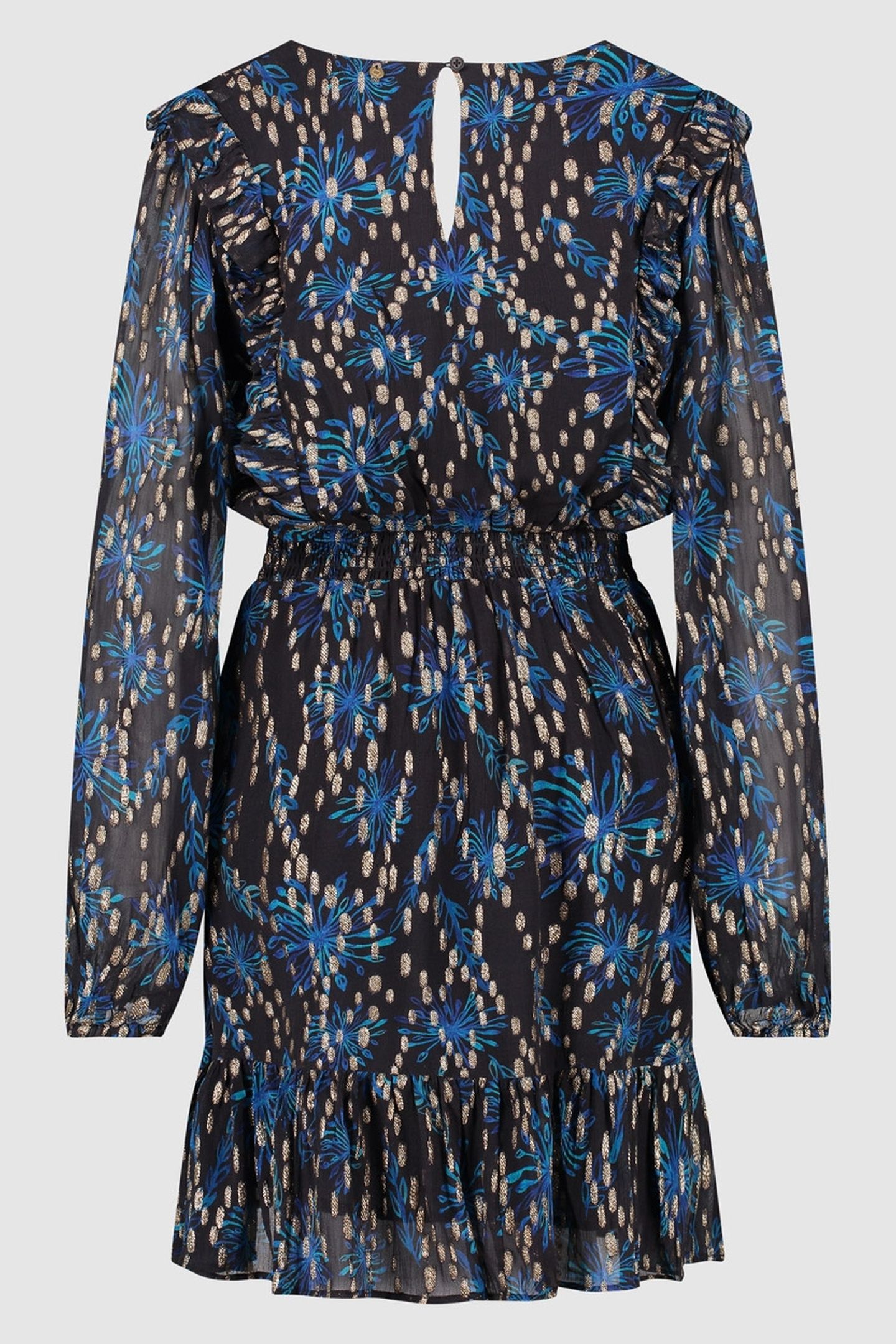 EVA DRESS BLUE FLOWERS 1