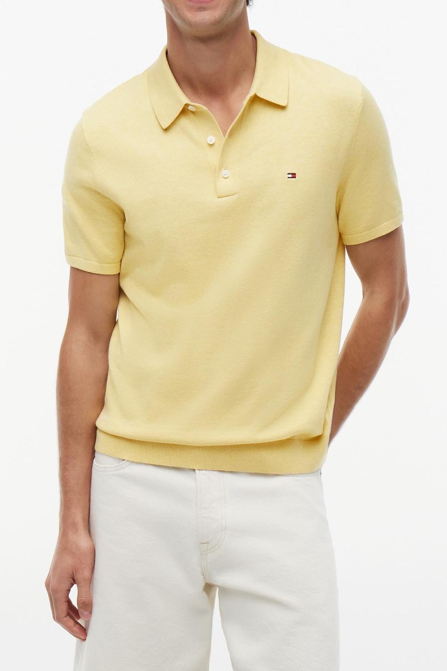 ESSENTIAL COTTON KNITTED SWEATER CITRONELLA HEATHER 1