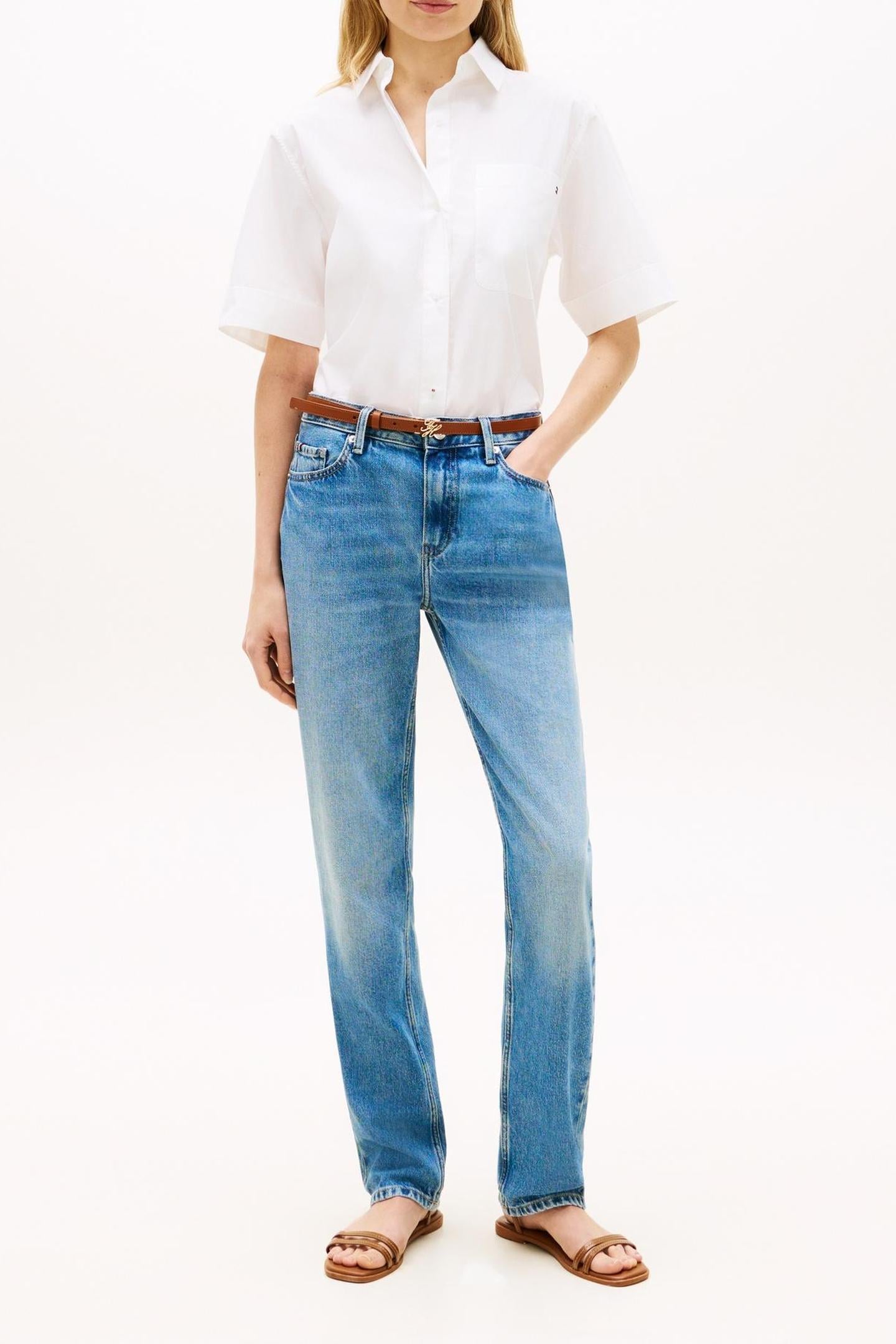ESSENTIAL POPLIN SS SHIRTS OPTIC WHITE 1