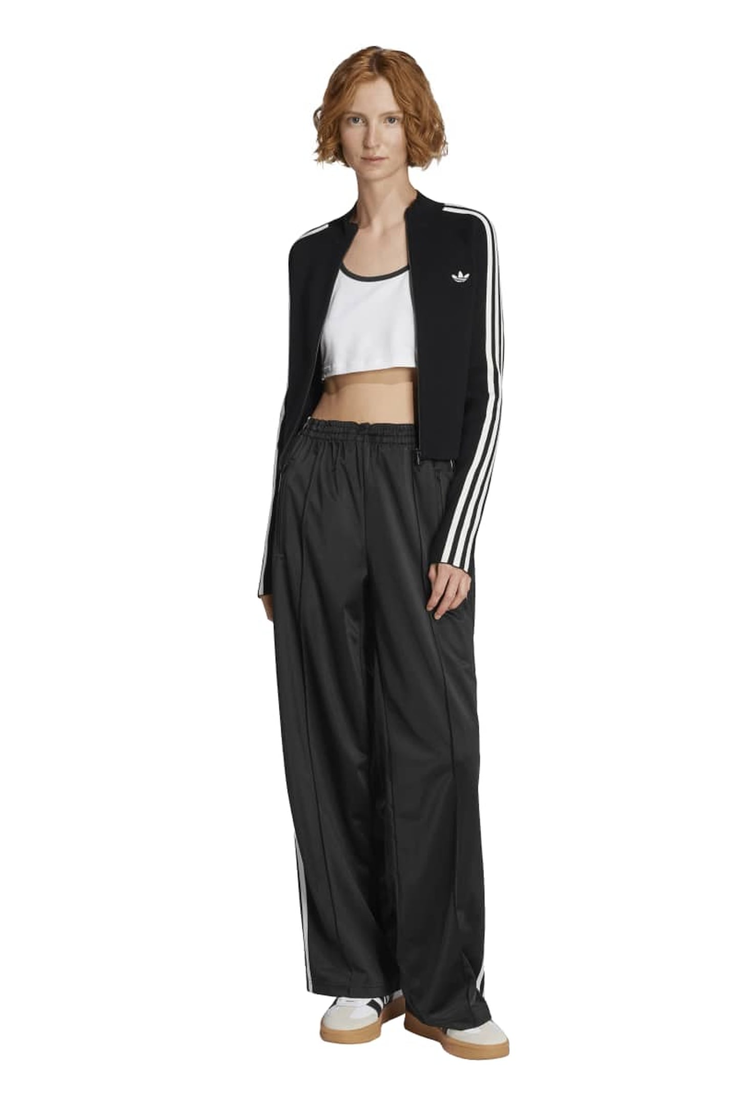 ORIGINALS ADICOLOR 3 STRIPES SLIM KNIT TRACK TOP BLACK 7