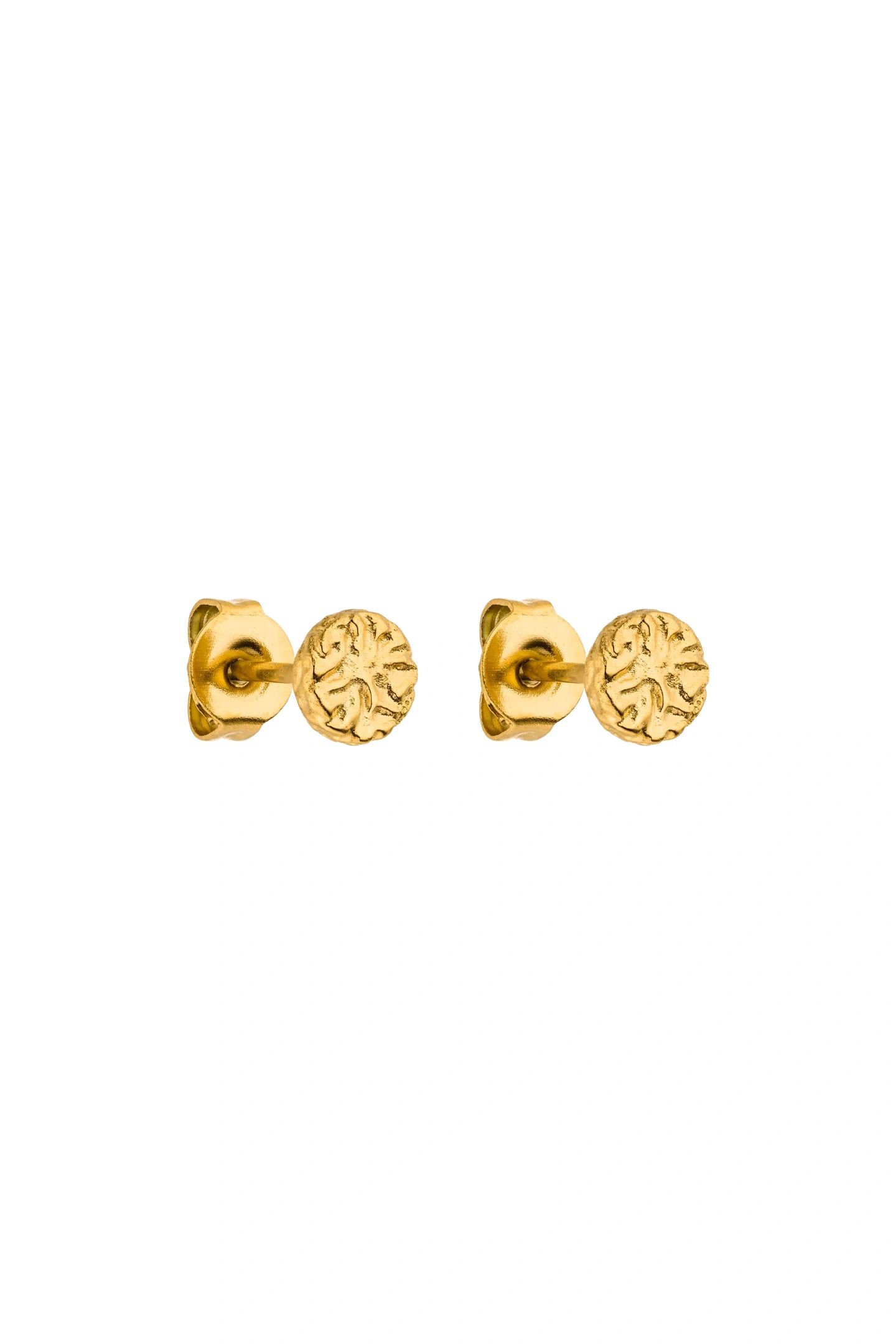 VOLCANO COIN OHRRINGE GOLD 2