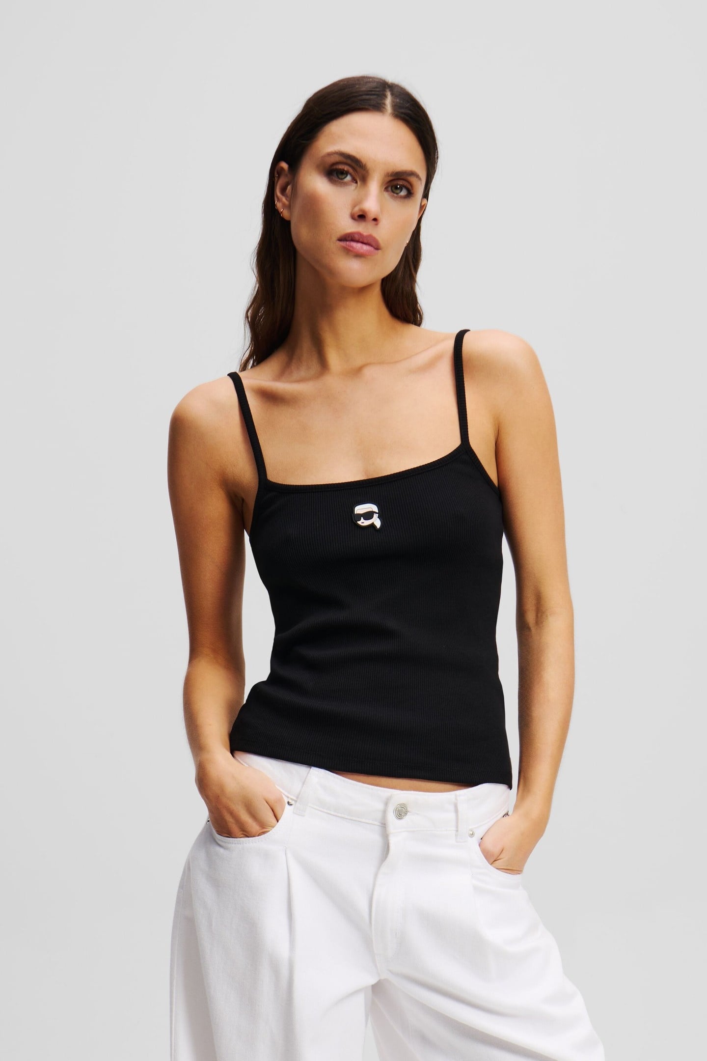 IKON PATCH TANK TOP BLACK 1