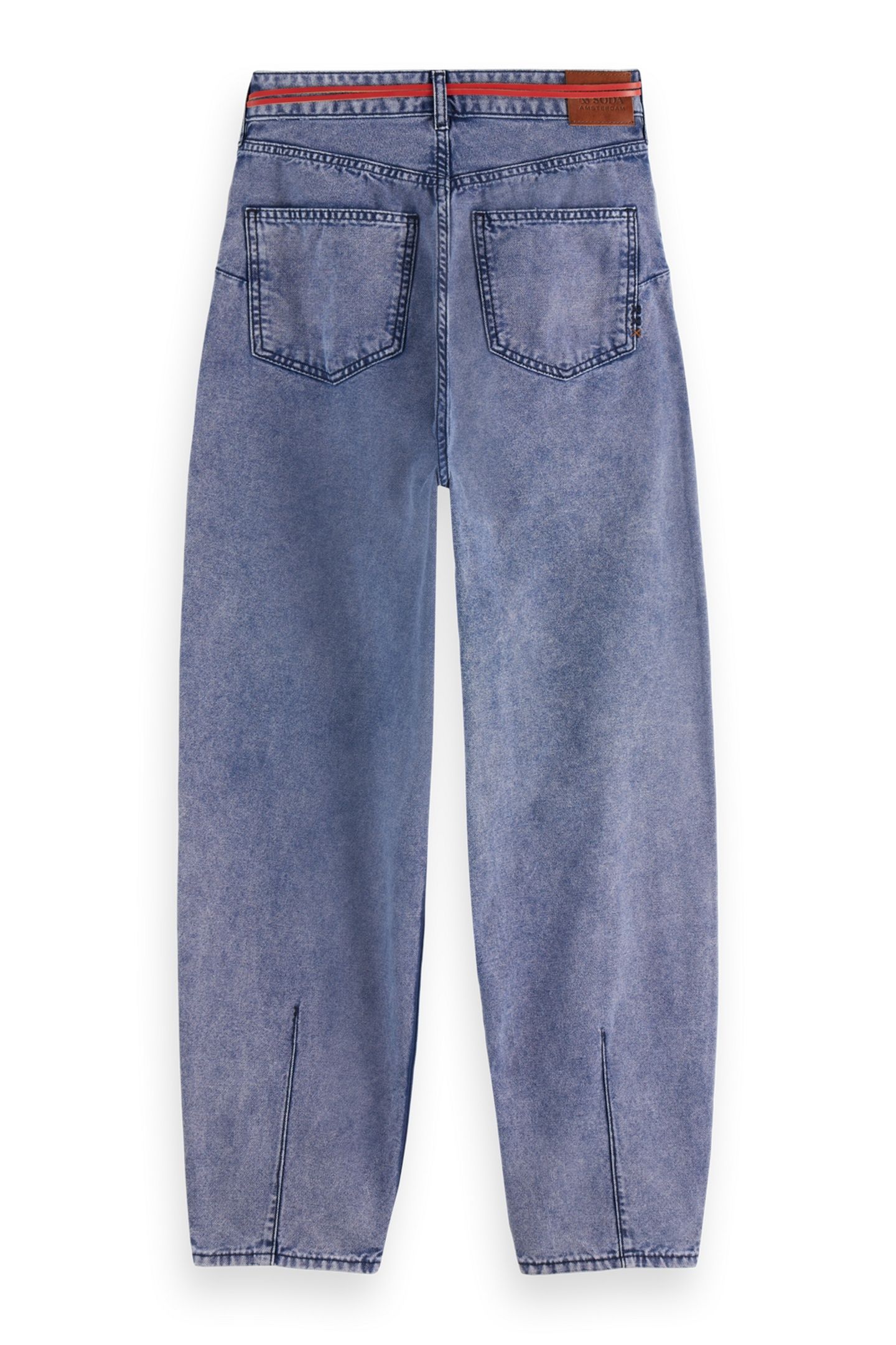 THE TIDE LONGER INSEAM BALLOON JEANS IN MOUNTAIN DYED CANVAS 5