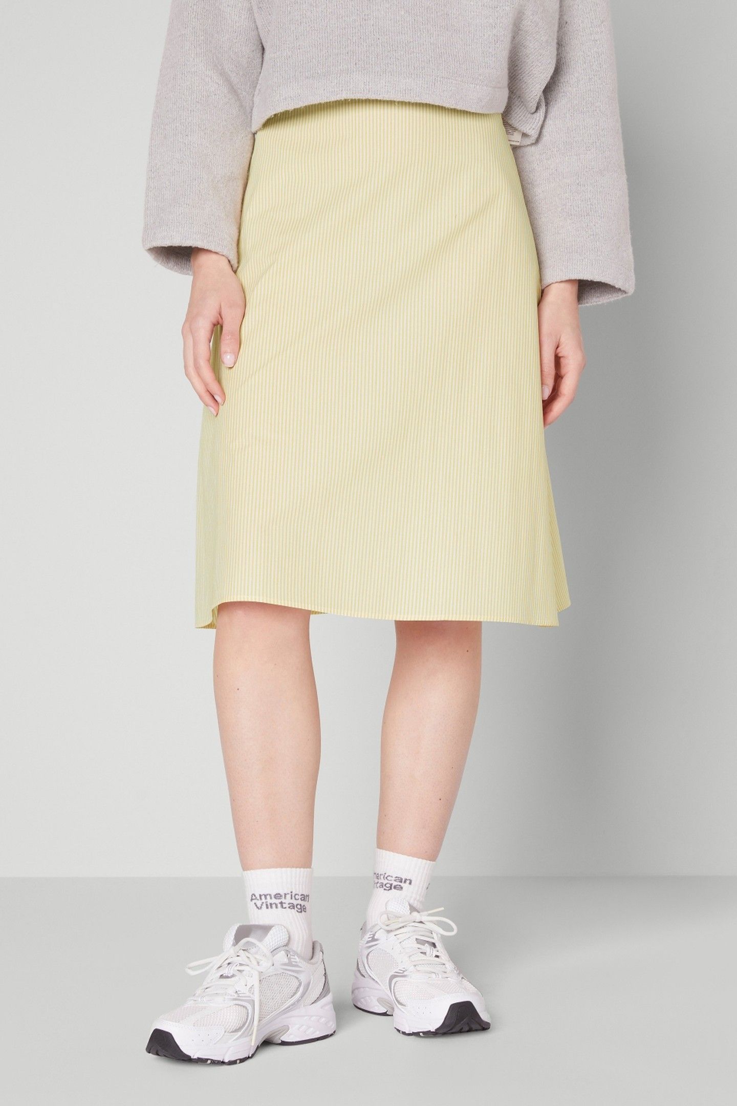 ELIABAY SKIRT RAYURES JAUNES 1