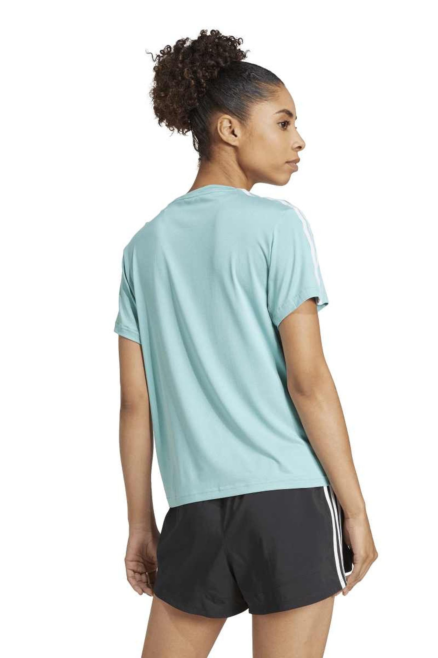 PERFORMANCE AEROREADY WORKOUT ESSENTIALS 3-STRIPES T-SHIRT M 2