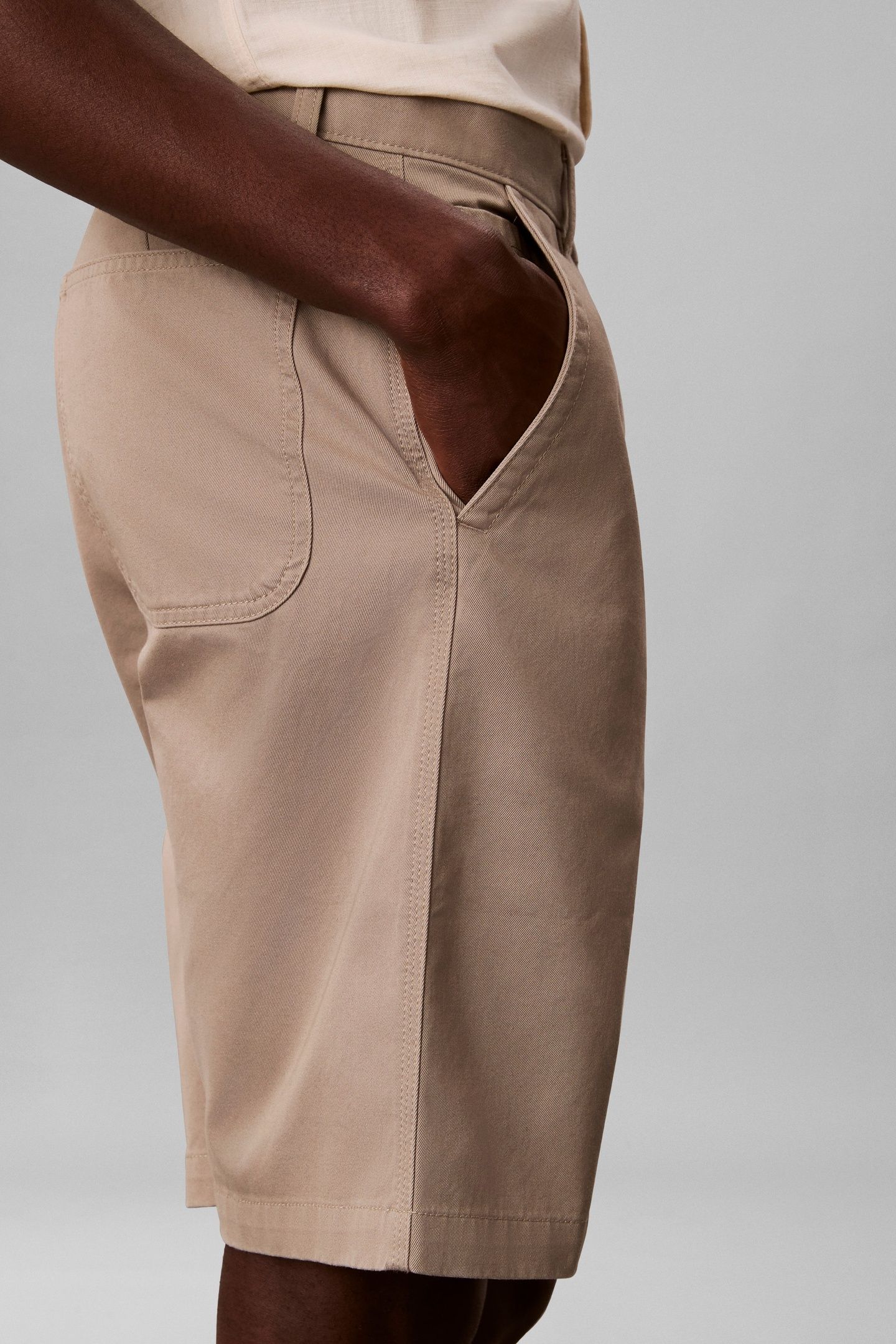 90S BAGGY COTTON SHORTS VINTAGE KHAKI 6