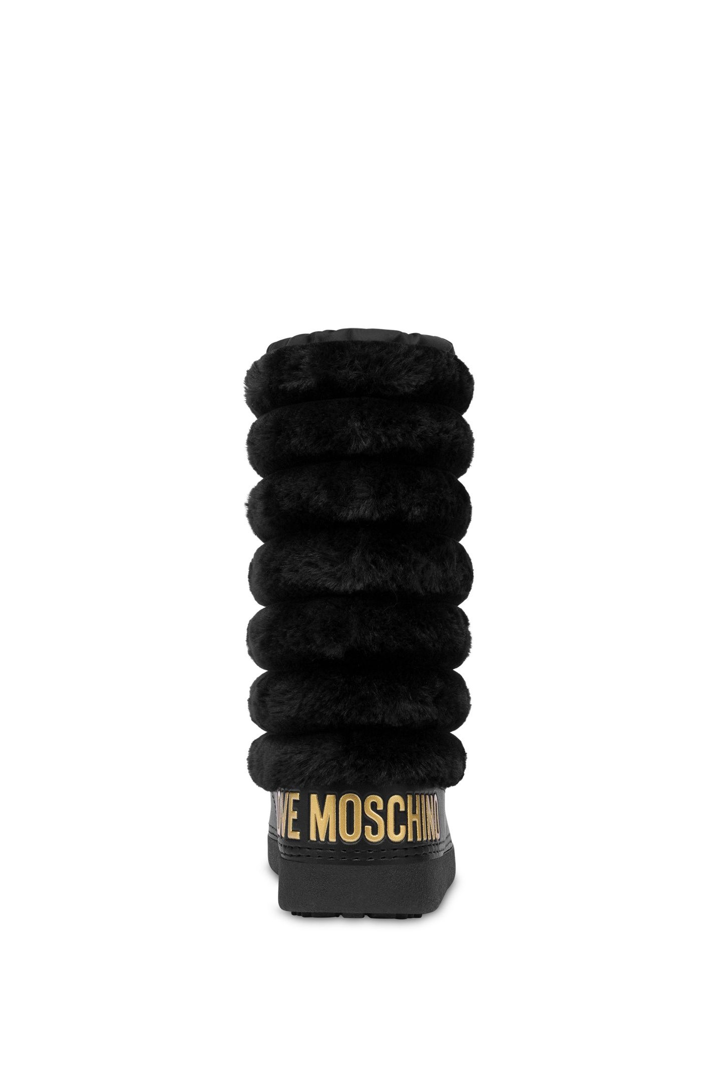 SNOW BOOTS IN NYLON AND SOFT FABRIC BLACK 4