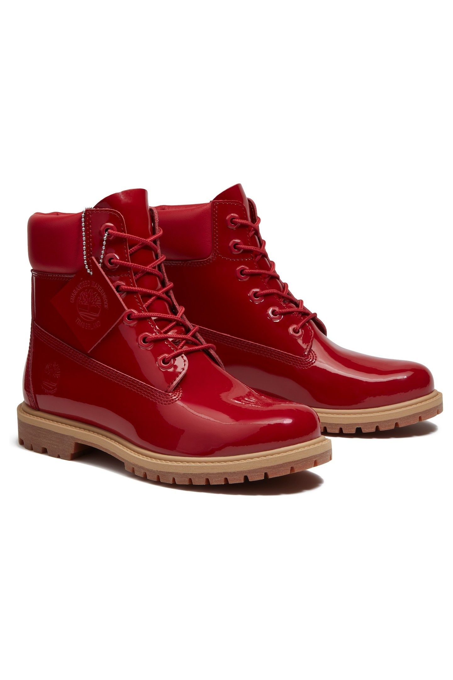 6 INCH LACE UP WATERPROOF BOOT MEDIUM RED 5