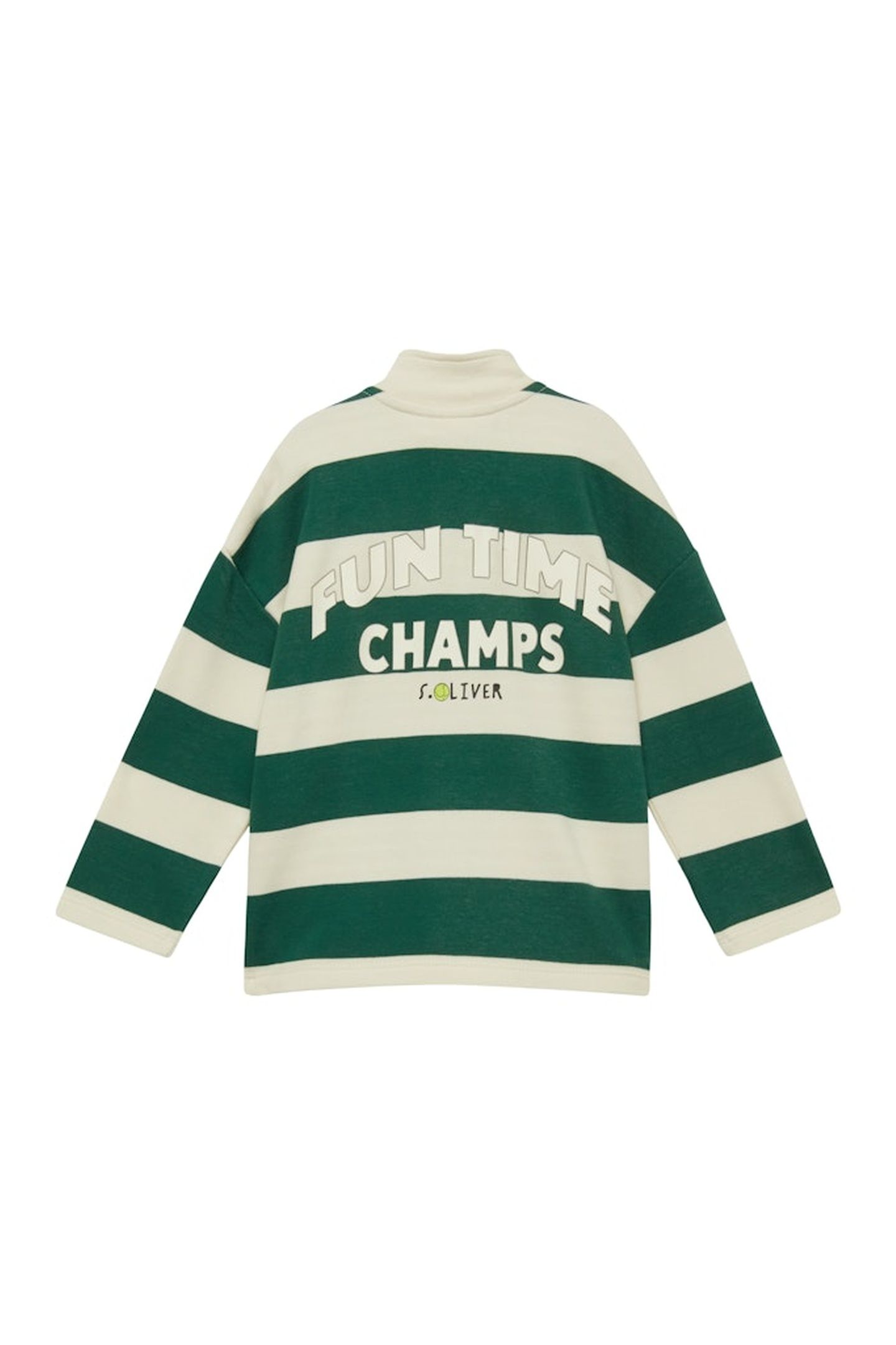 S.OLIVER SWEATSHIRTS GREEN STRIPES 2