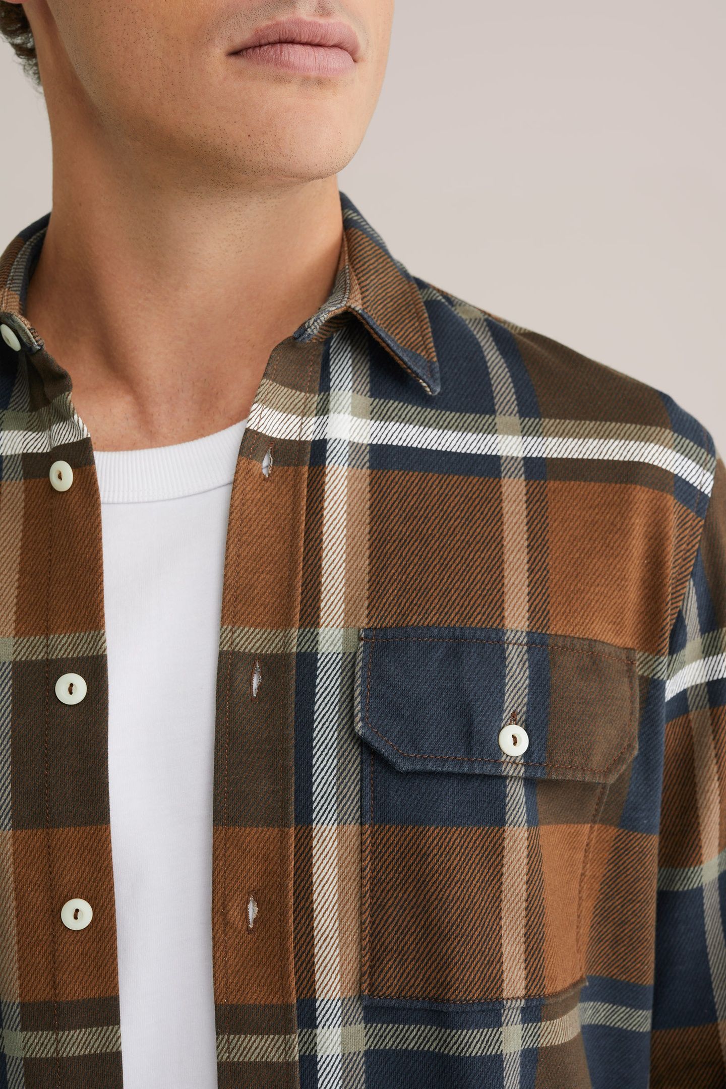 OVERSHIRT COGNAC 5