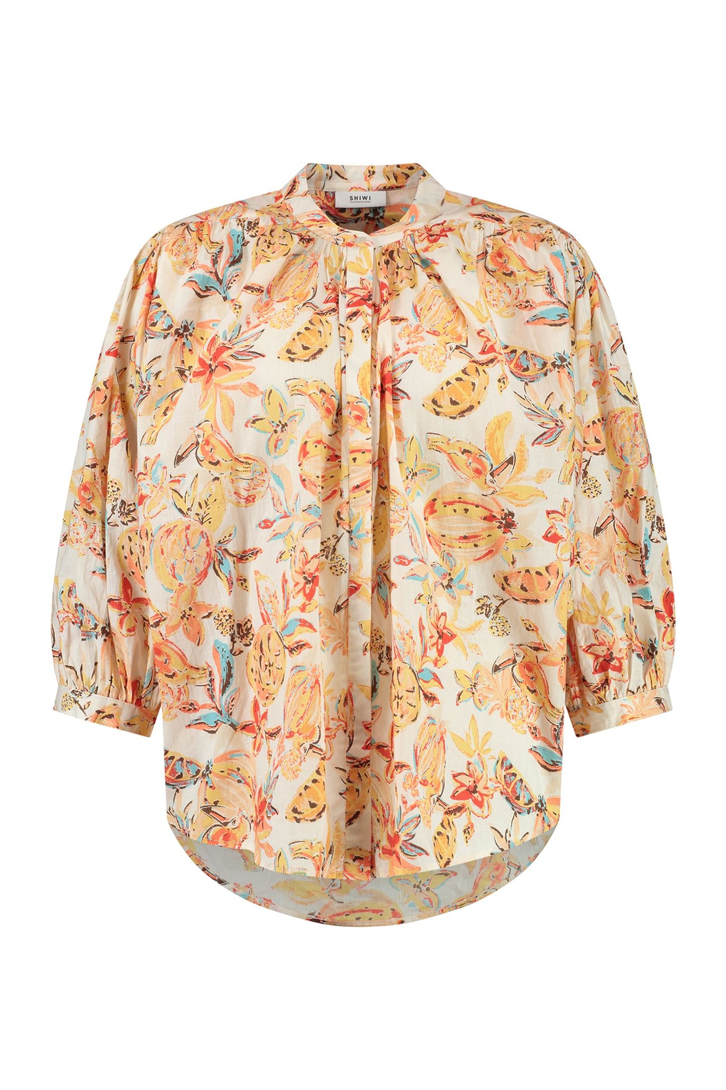 EVELYN BLOUSE FRUITY BLUES ORANGE FRUITY BLUES 6